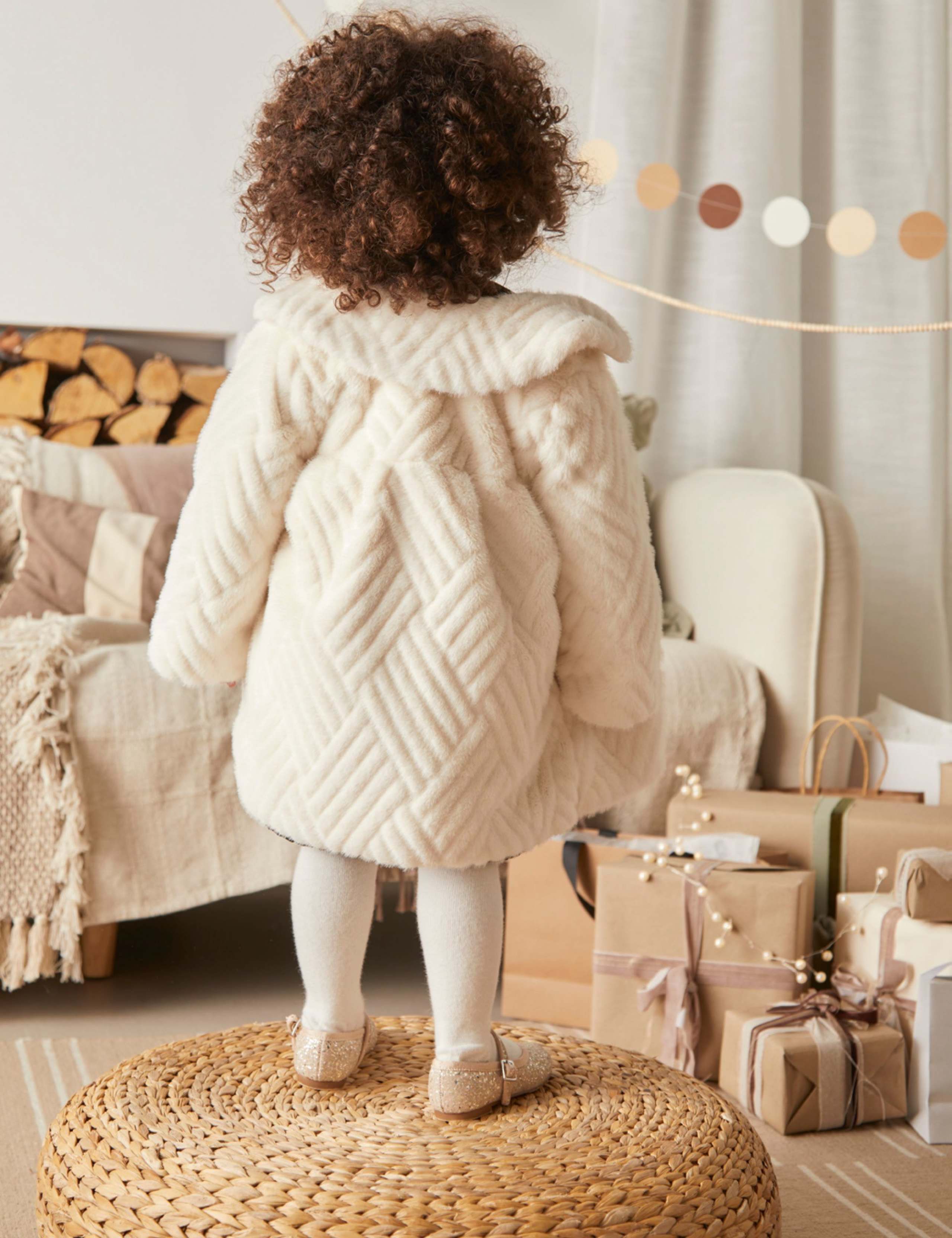Faux Fur Coat (3 Mths-3 Yrs) 4 of 5