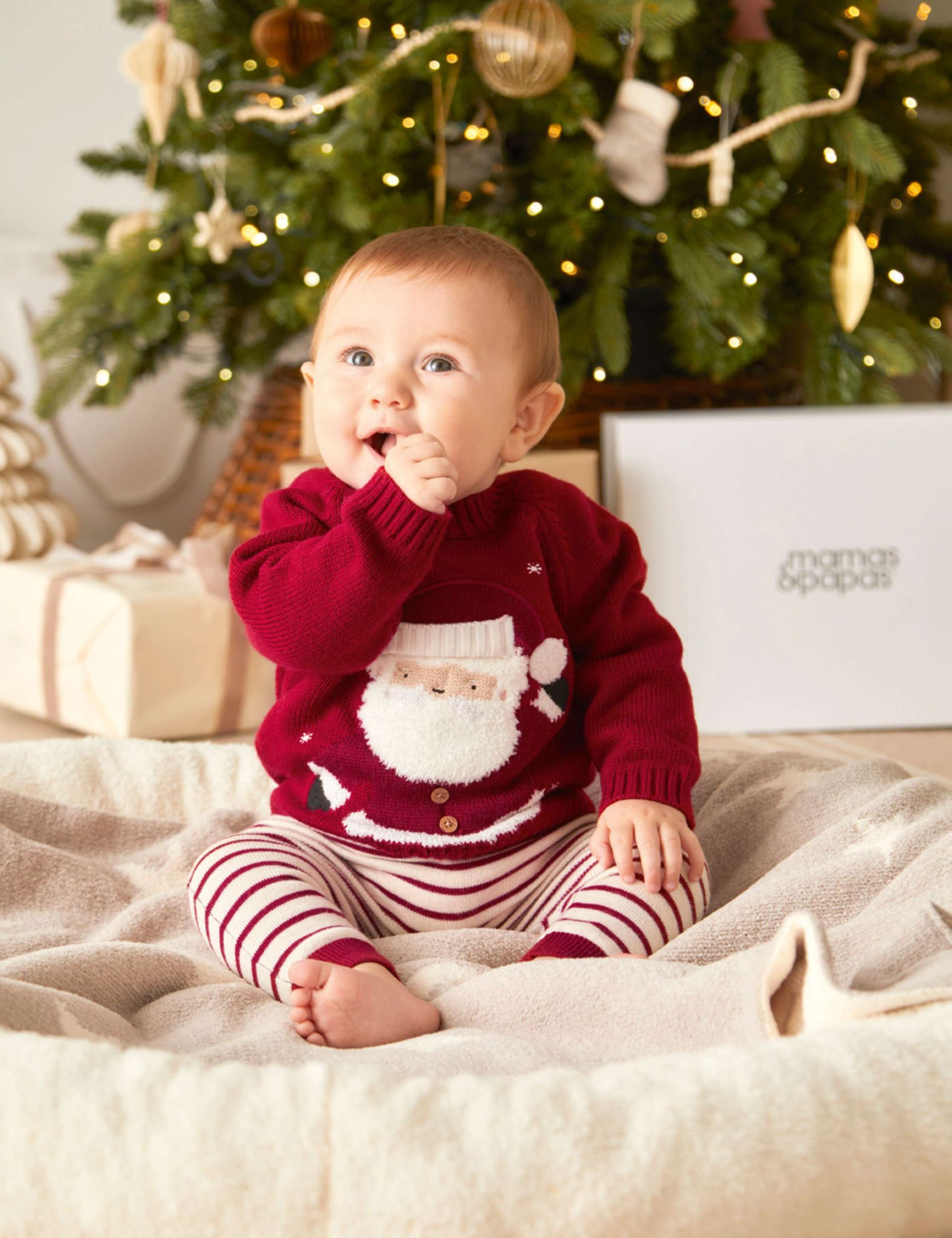 Santa Christmas Jumper with Wool (0 Mths-3 Yrs) 5 of 8