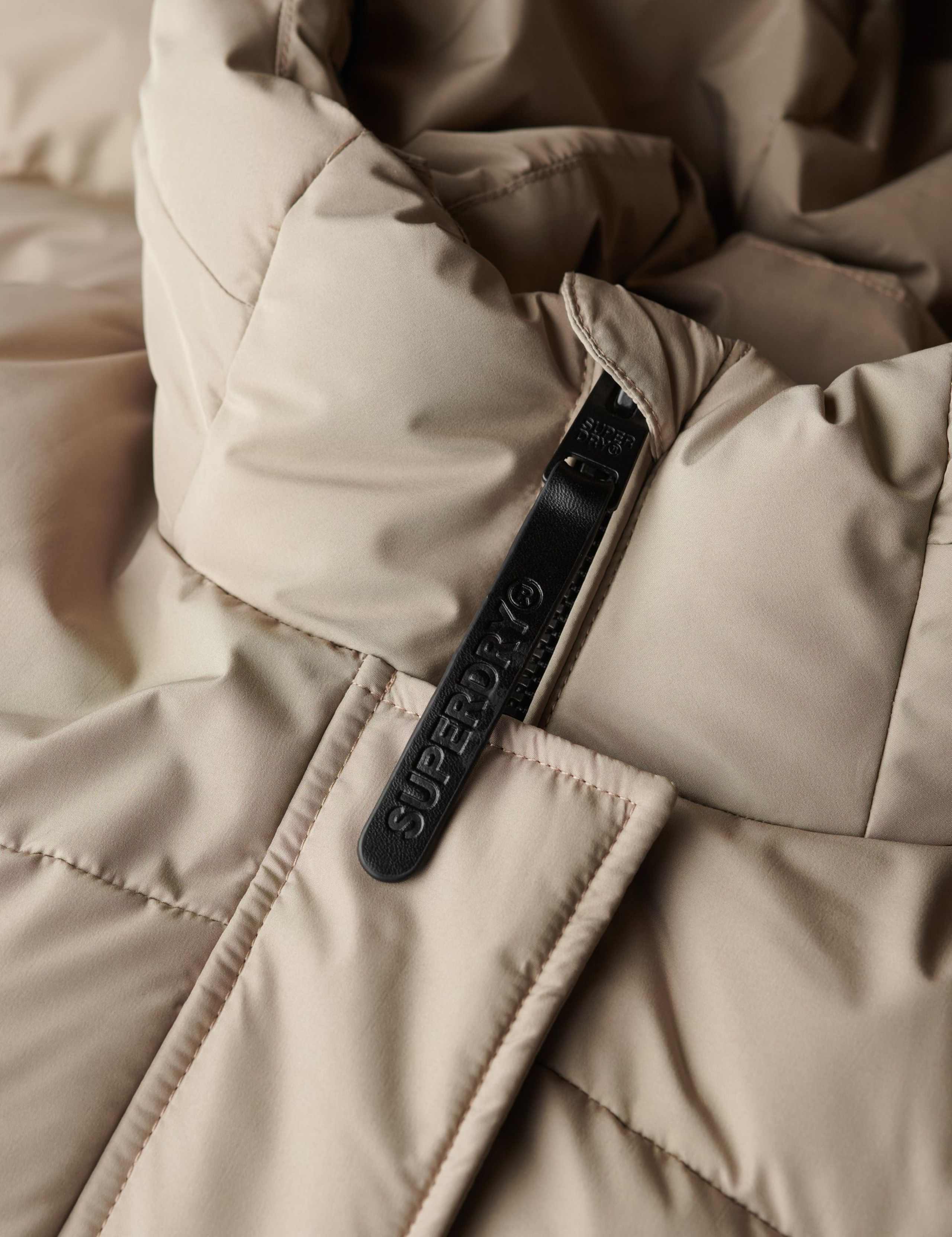 Hooded Longline Puffer Jacket 3 of 4