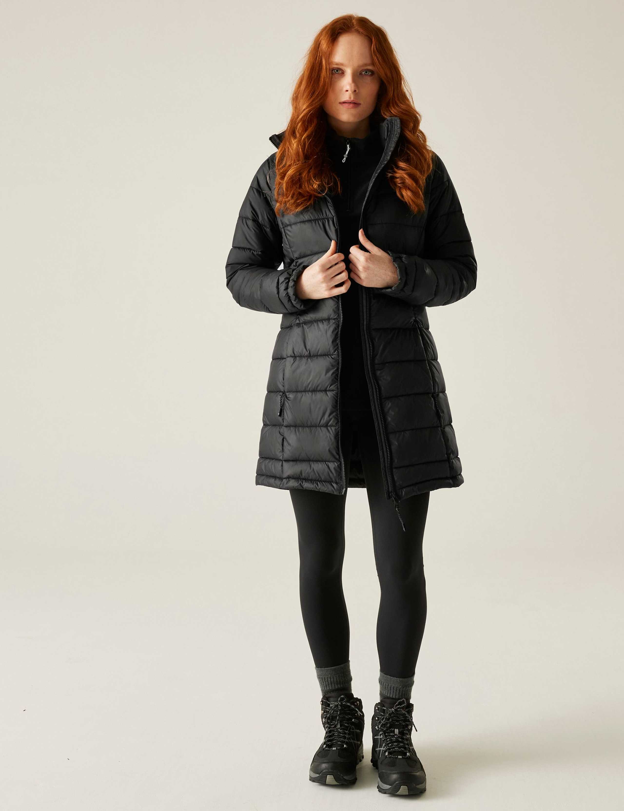 Starler Hooded Longline Puffer Jacket 3 of 7