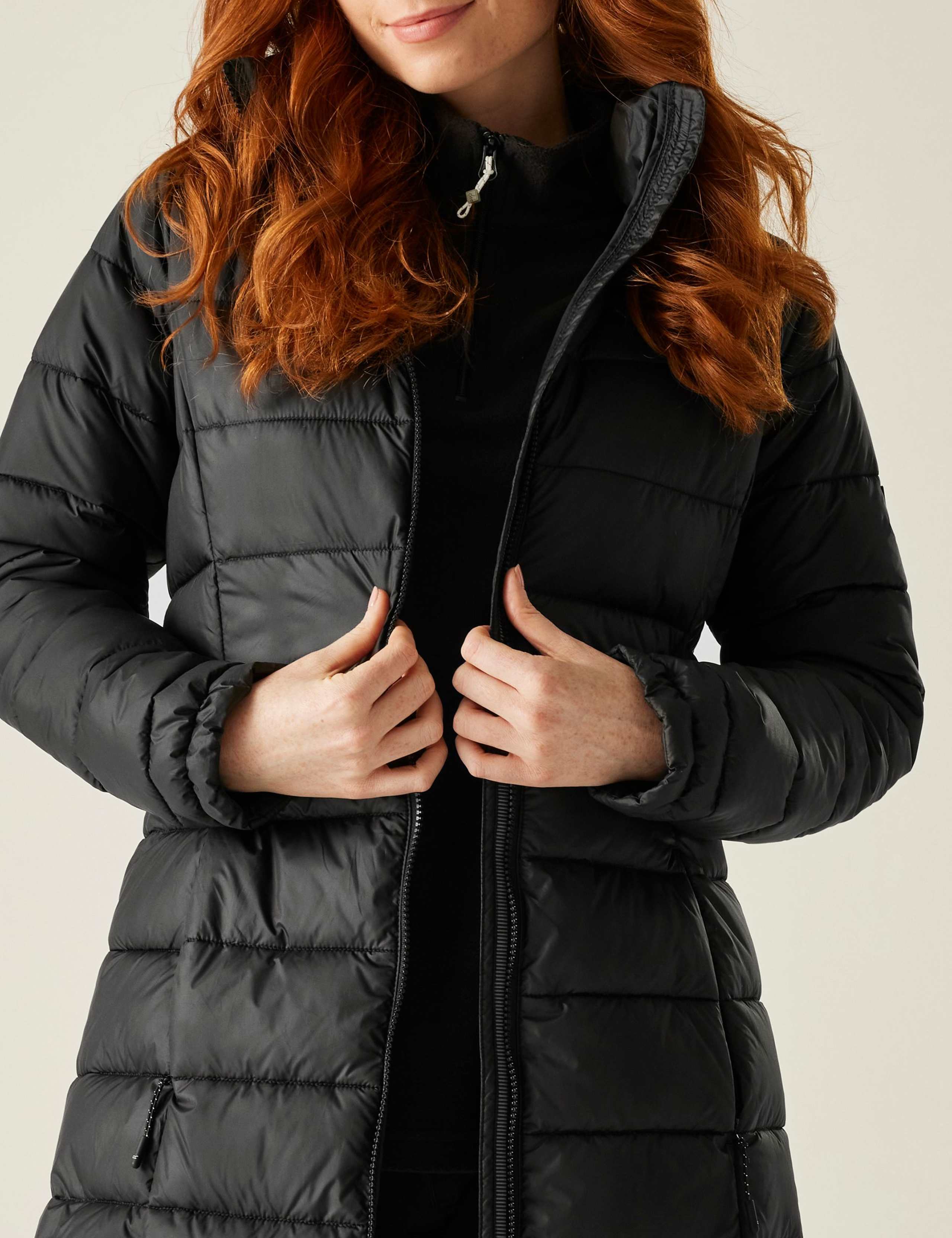 Starler Hooded Longline Puffer Jacket 6 of 7