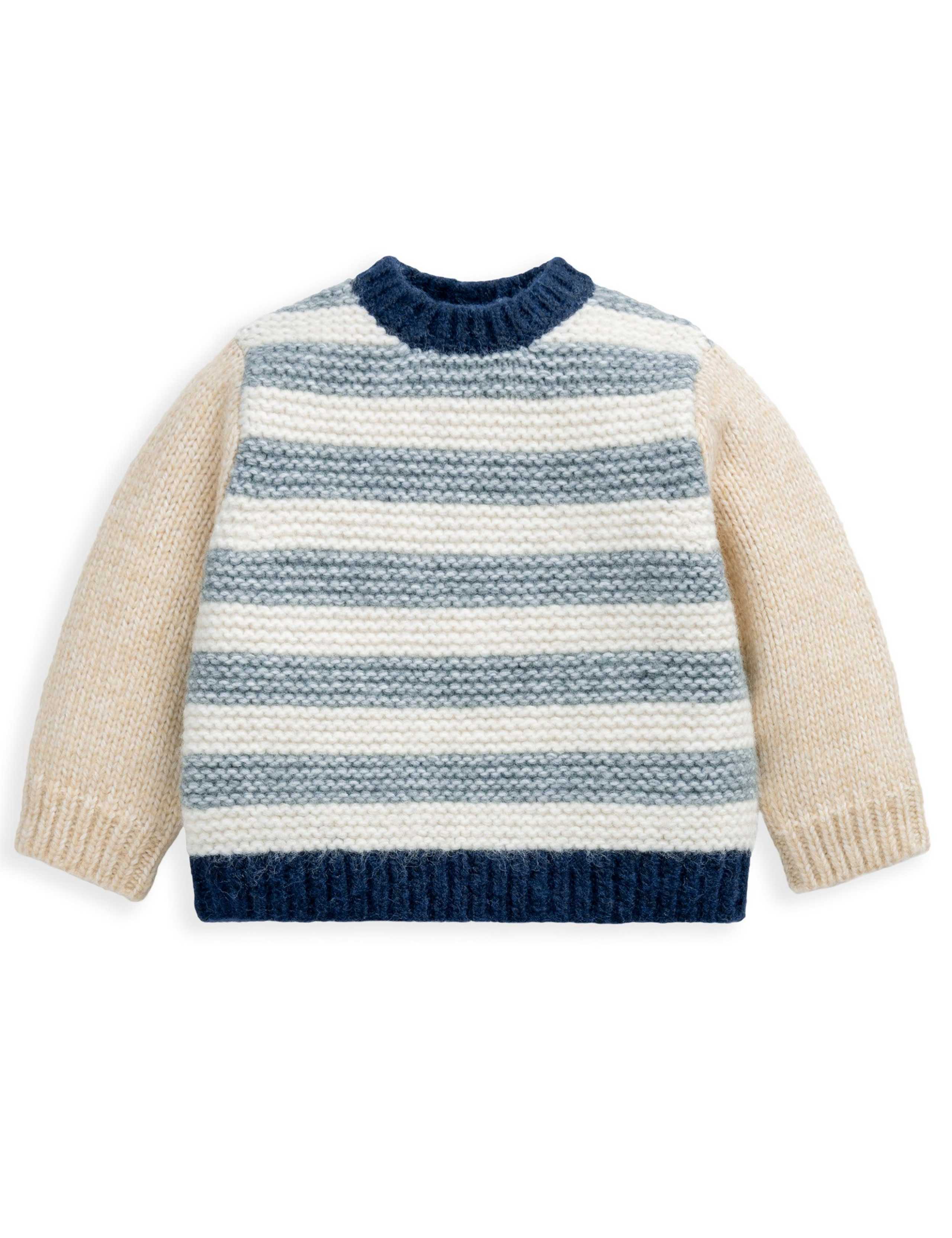 2pc Knitted Outfit with Wool (0-12 Mths) 4 of 4