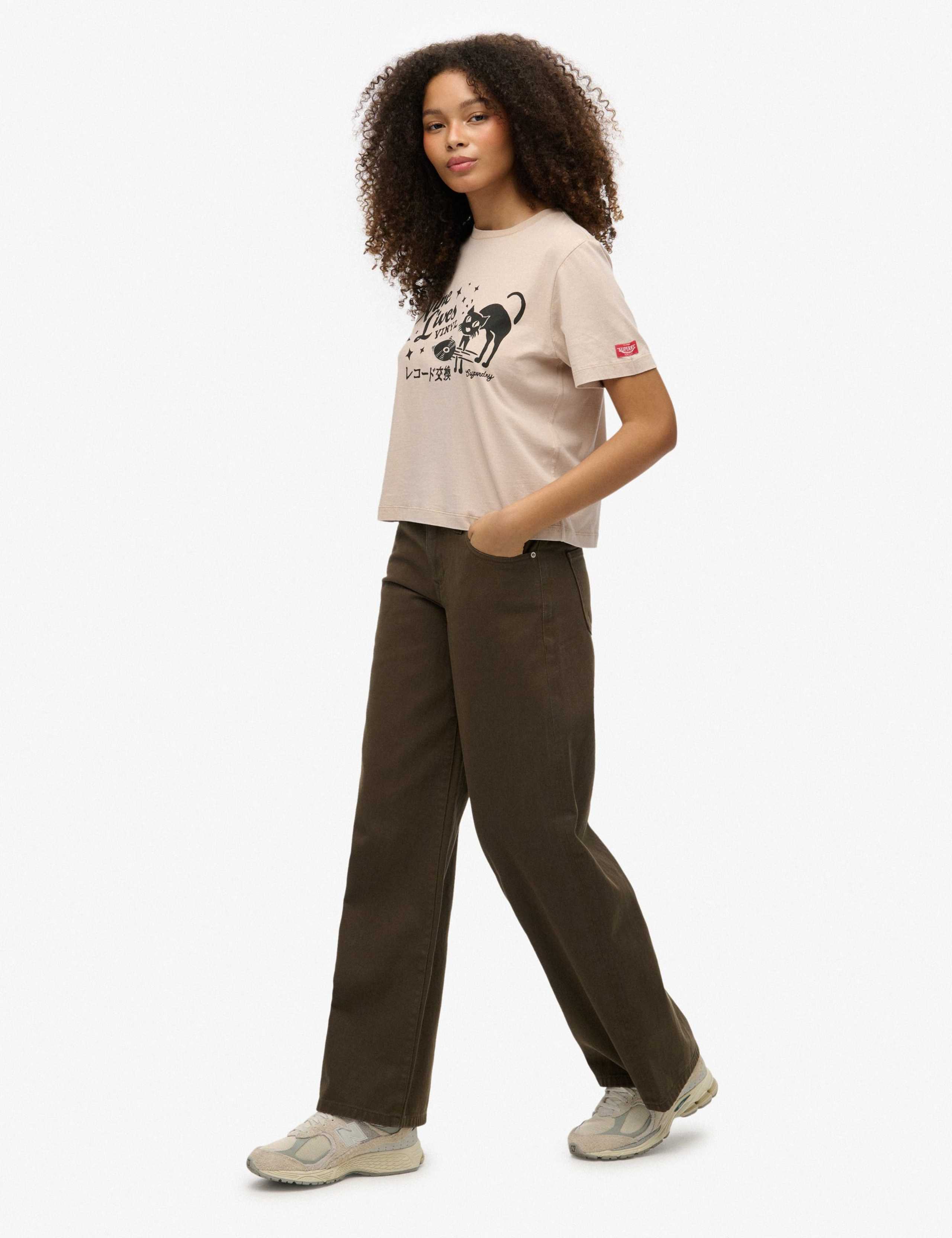 Pure Cotton Mid Rise Wide Leg Jeans 6 of 6