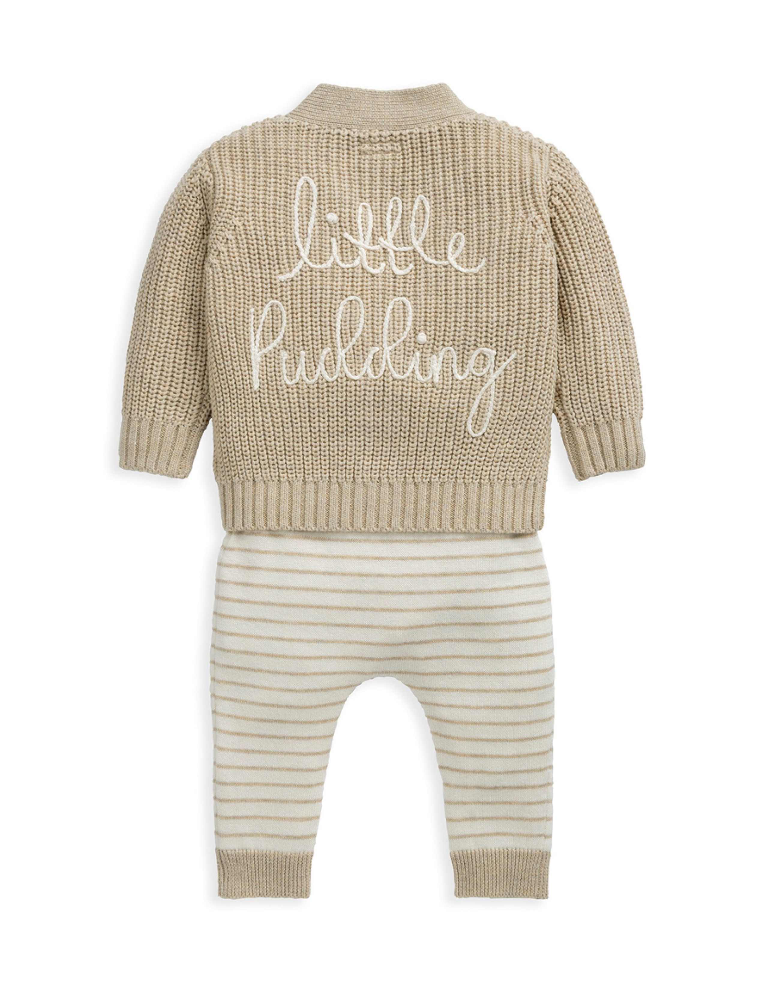 2pc Cotton Rich Christmas Pudding Outfit (0-12 Mths) 6 of 10