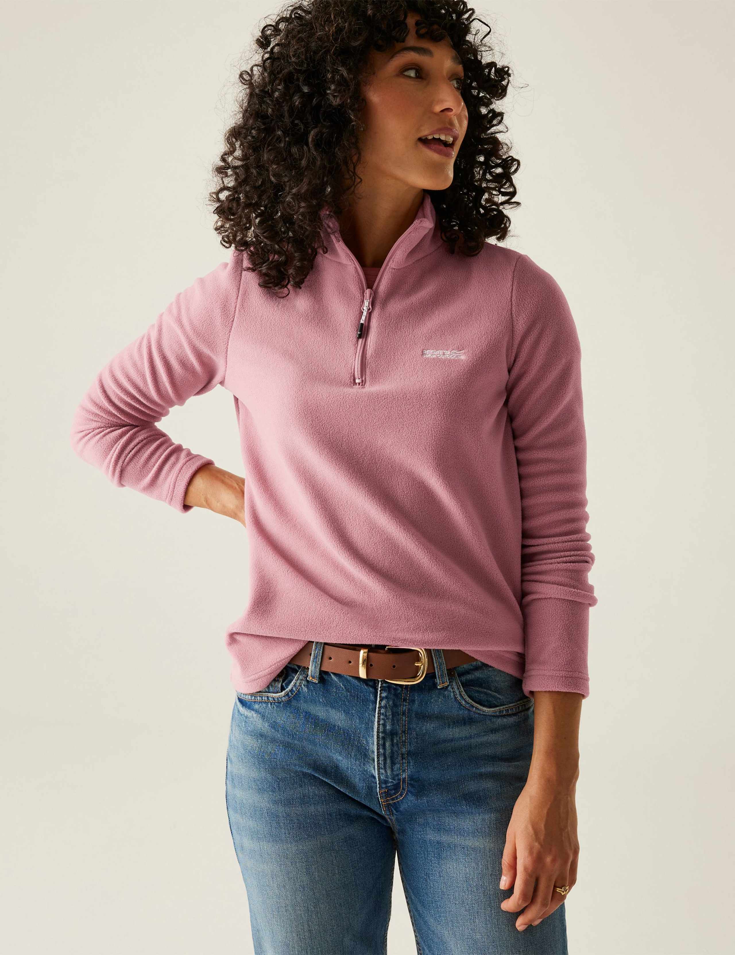 Sweethart Funnel Neck Half Zip Fleece 1 of 6
