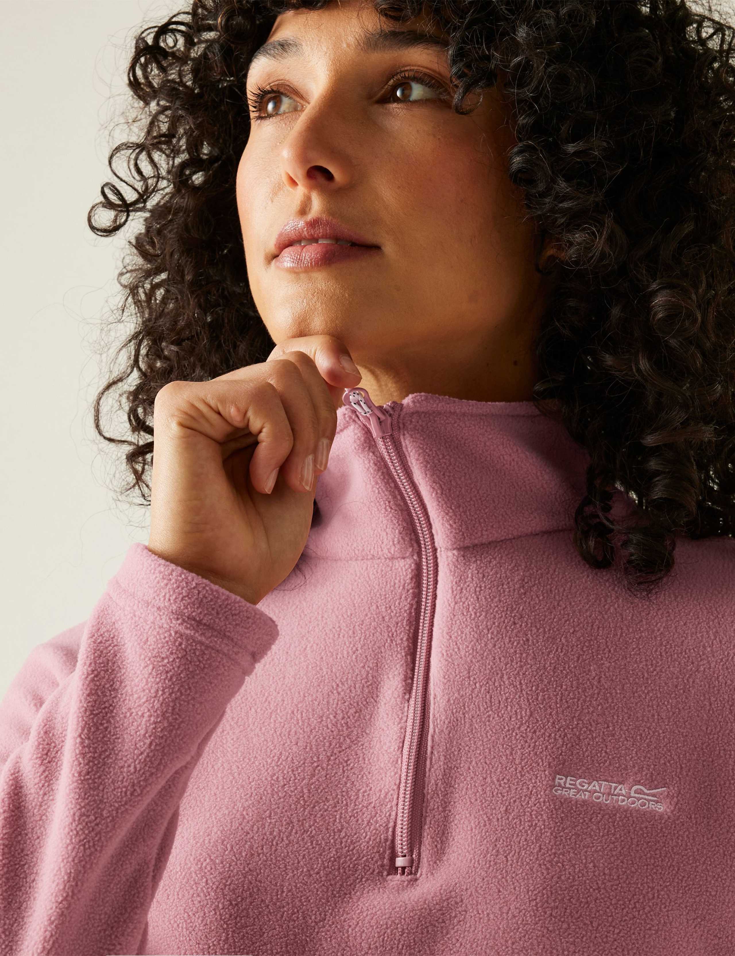 Sweethart Funnel Neck Half Zip Fleece 6 of 6