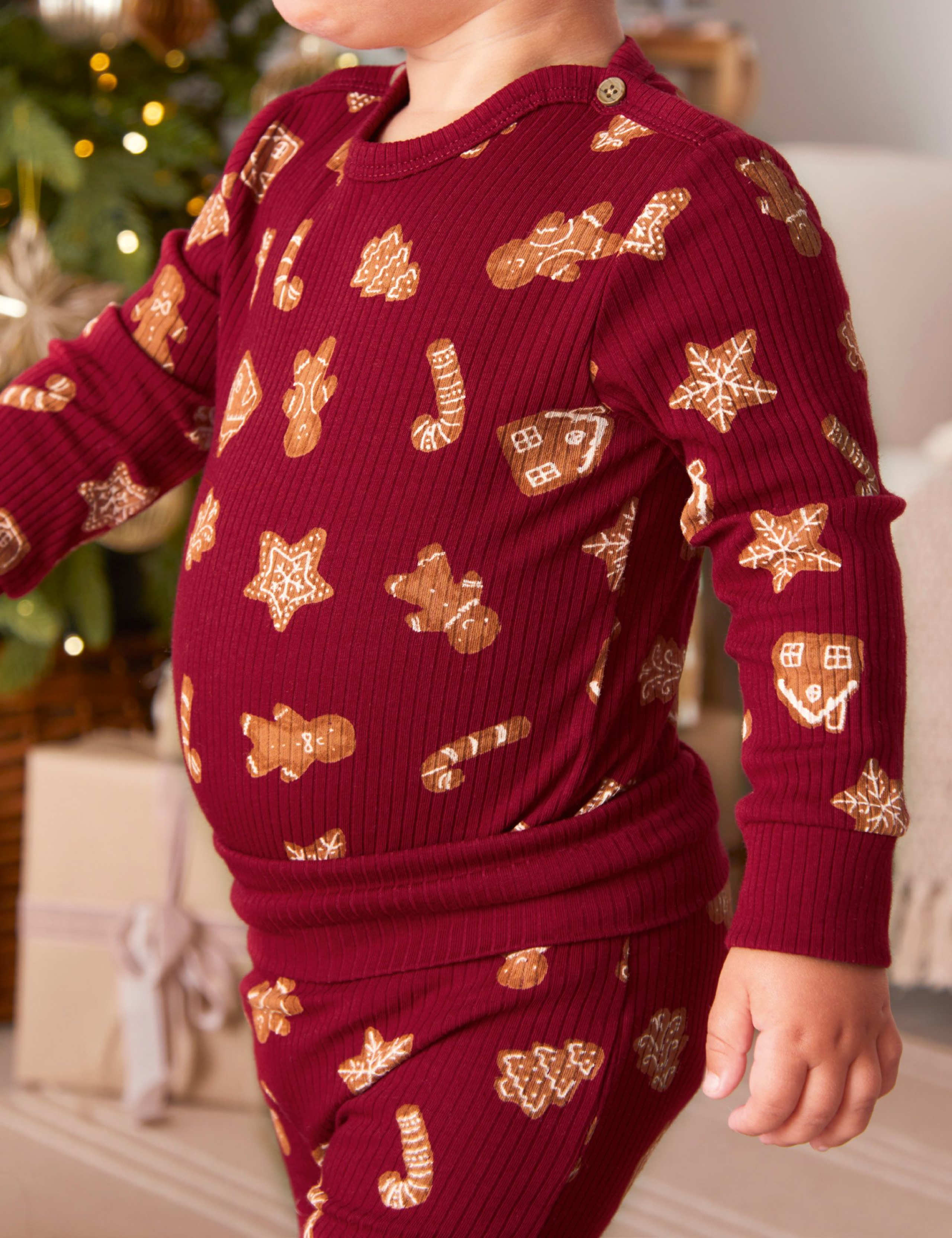 2pc Cotton Rich Gingerbread Outfit (0-24 Mths) 3 of 7