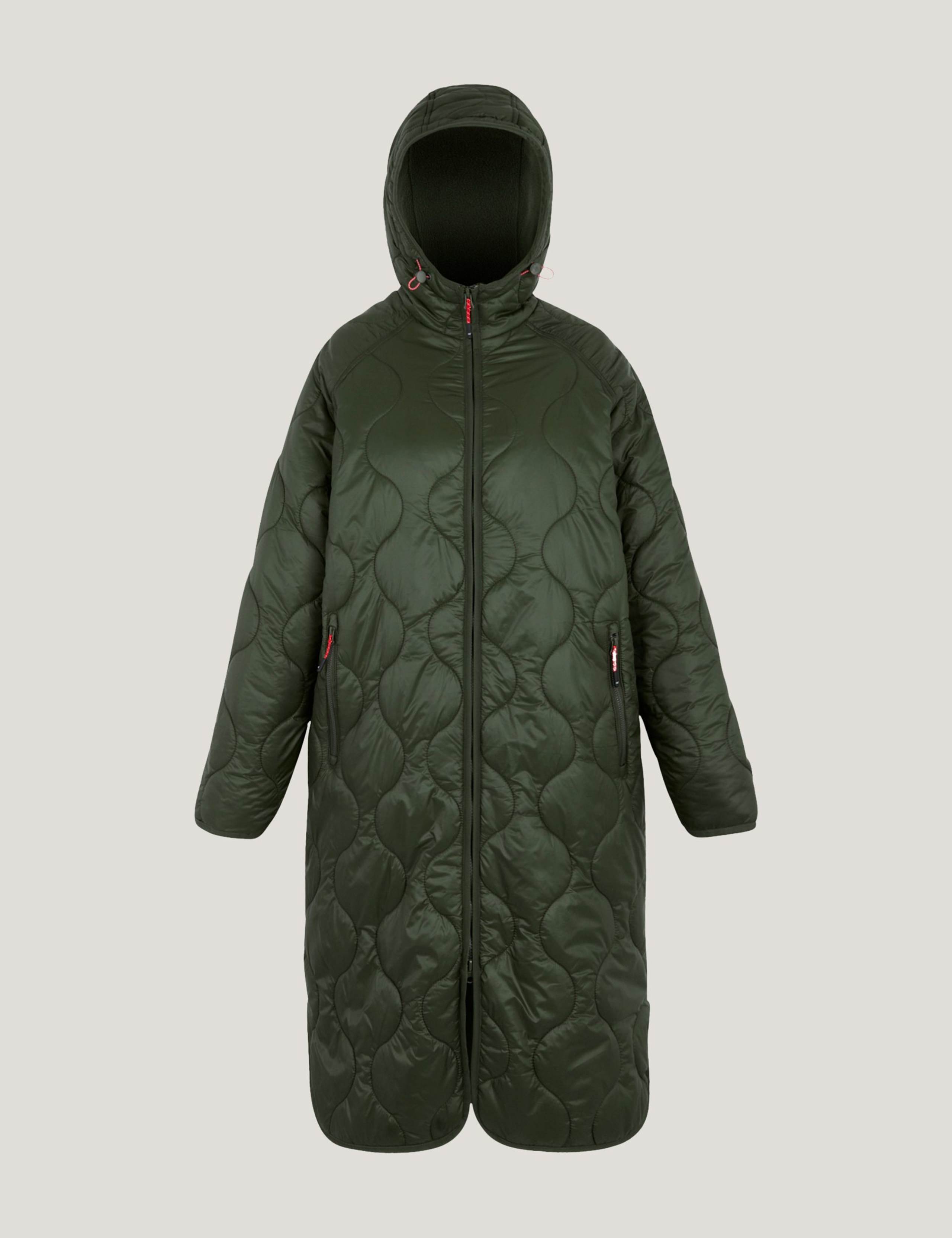 Triea Quilted Hooded Longline Puffer Jacket 2 of 10