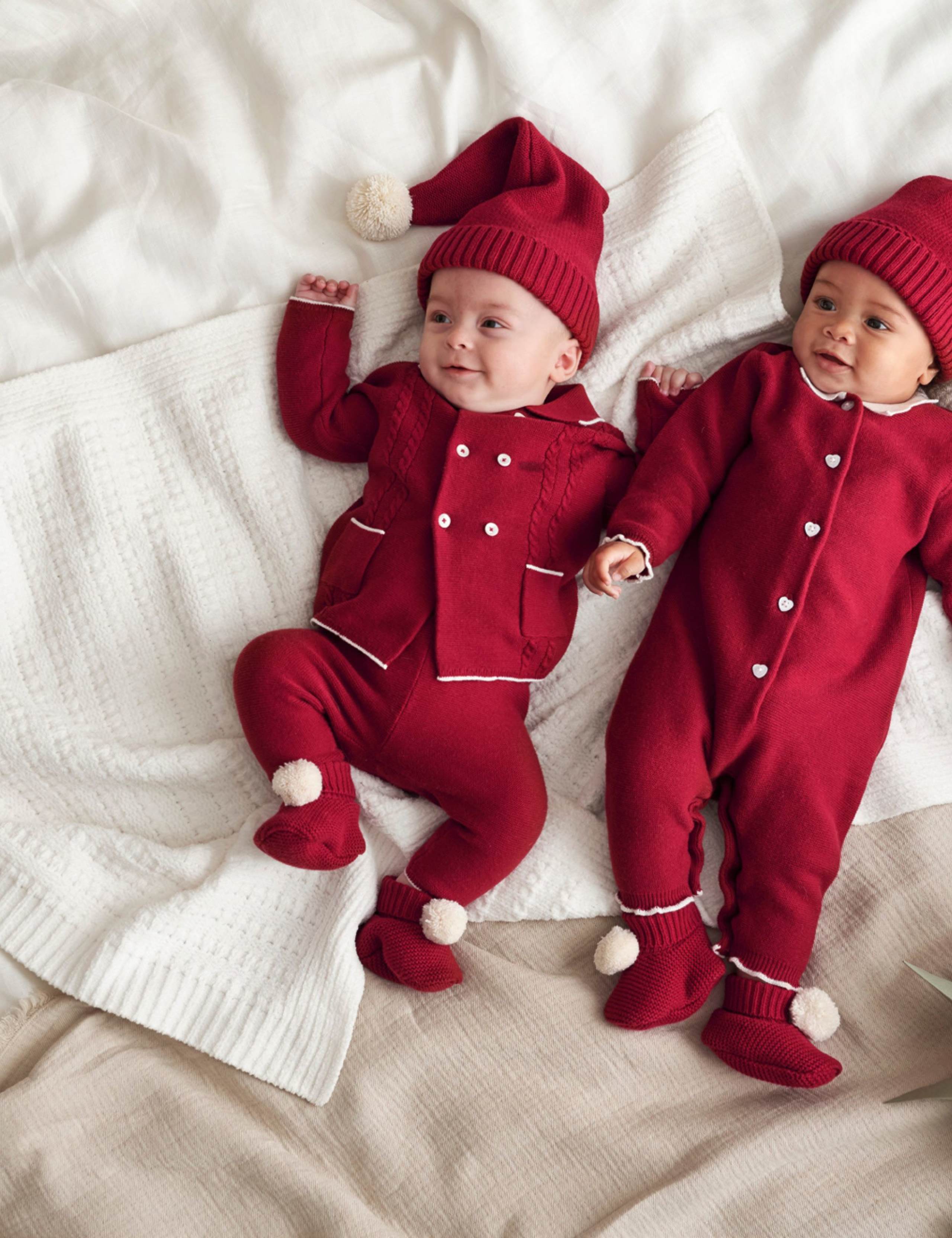 2pc Pure Cotton Cable Knit Outfit (0-18 Mths) 3 of 9