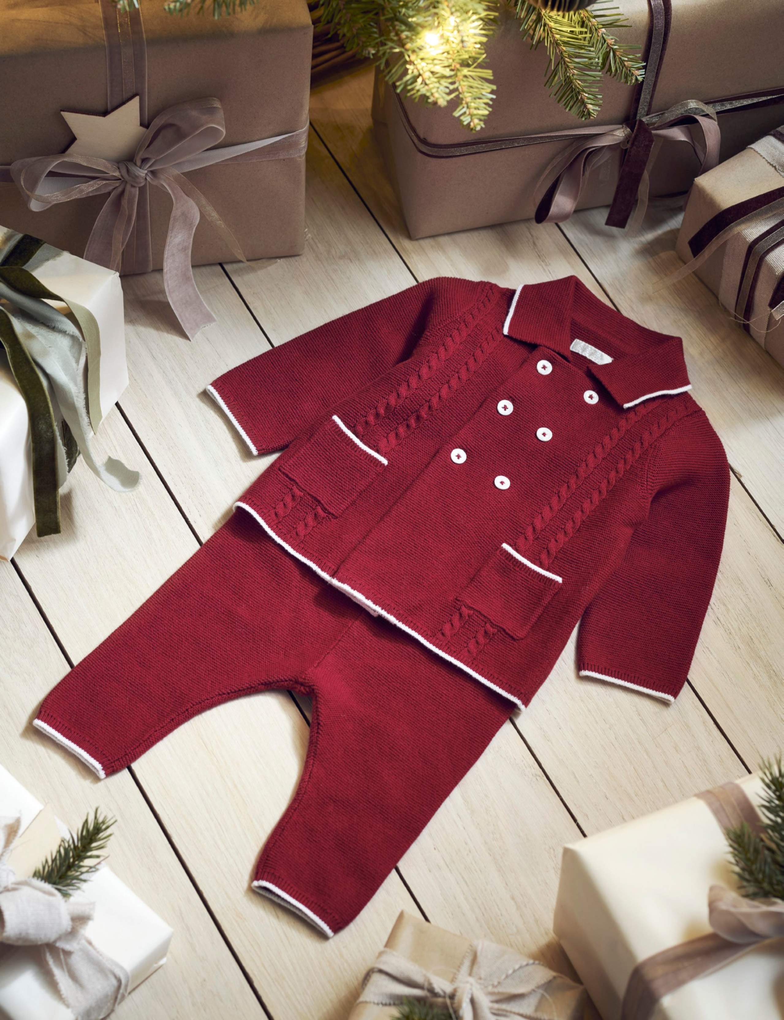 2pc Pure Cotton Cable Knit Outfit (0-18 Mths) 7 of 9