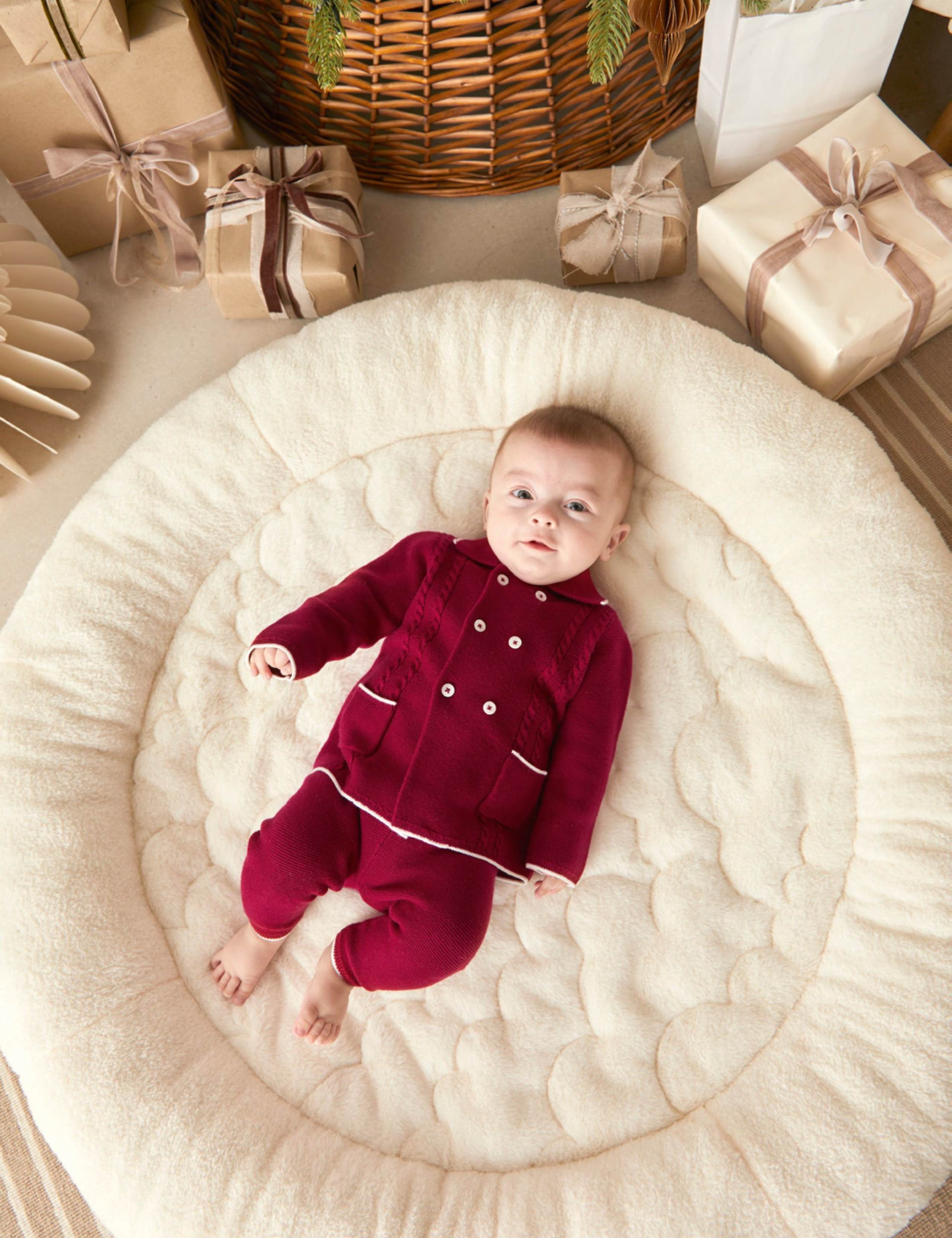 2pc Pure Cotton Cable Knit Outfit (0-18 Mths) 9 of 9