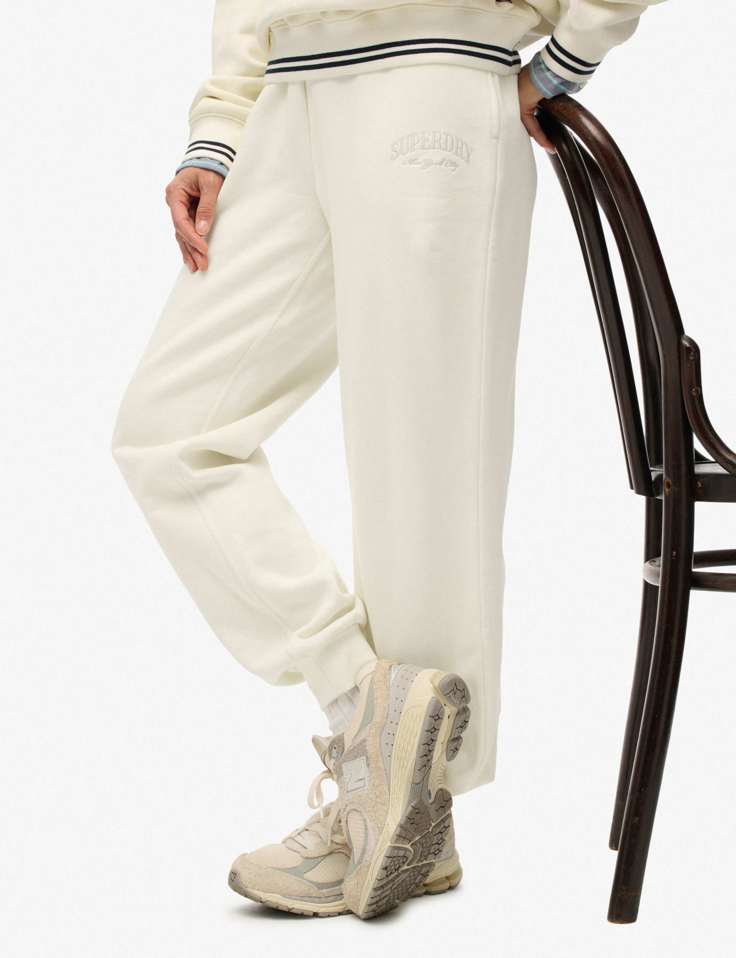 Cotton Rich Embroidered Logo Joggers 6 of 7