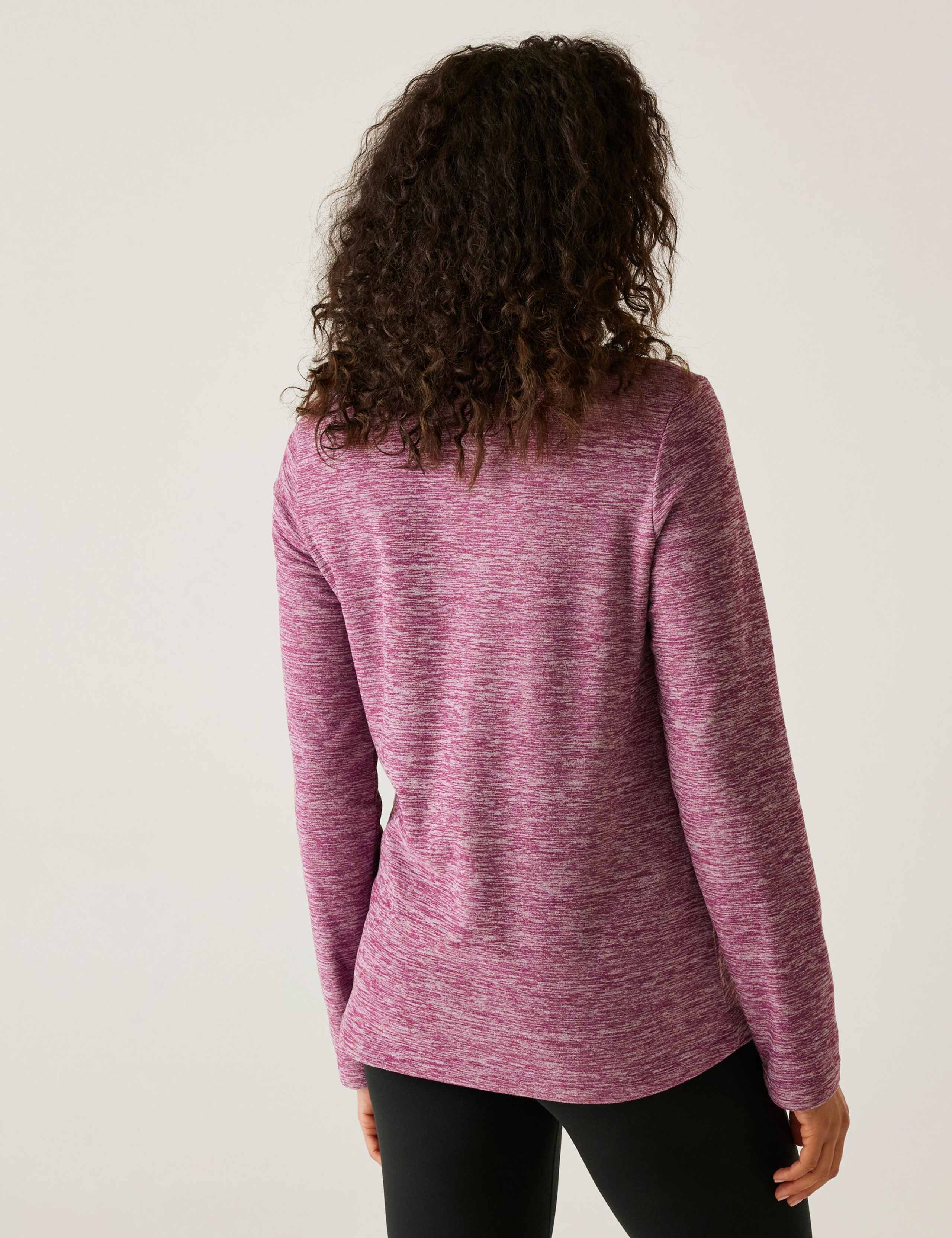 Sweethart Marl Funnel Neck Half Zip Fleece 4 of 5