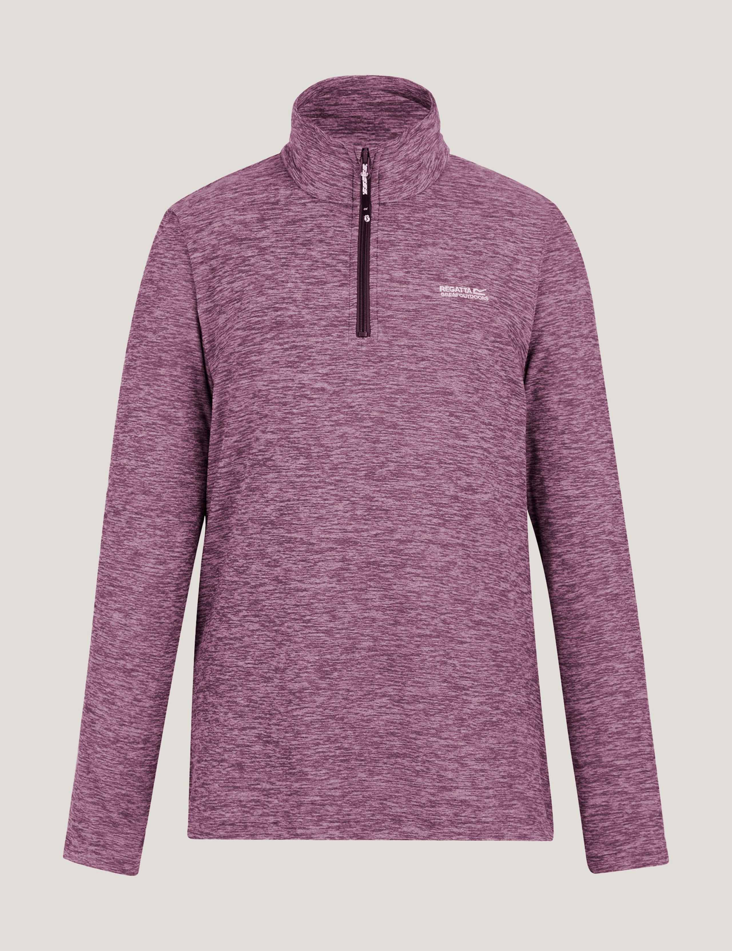 Sweethart Marl Funnel Neck Half Zip Fleece 2 of 5