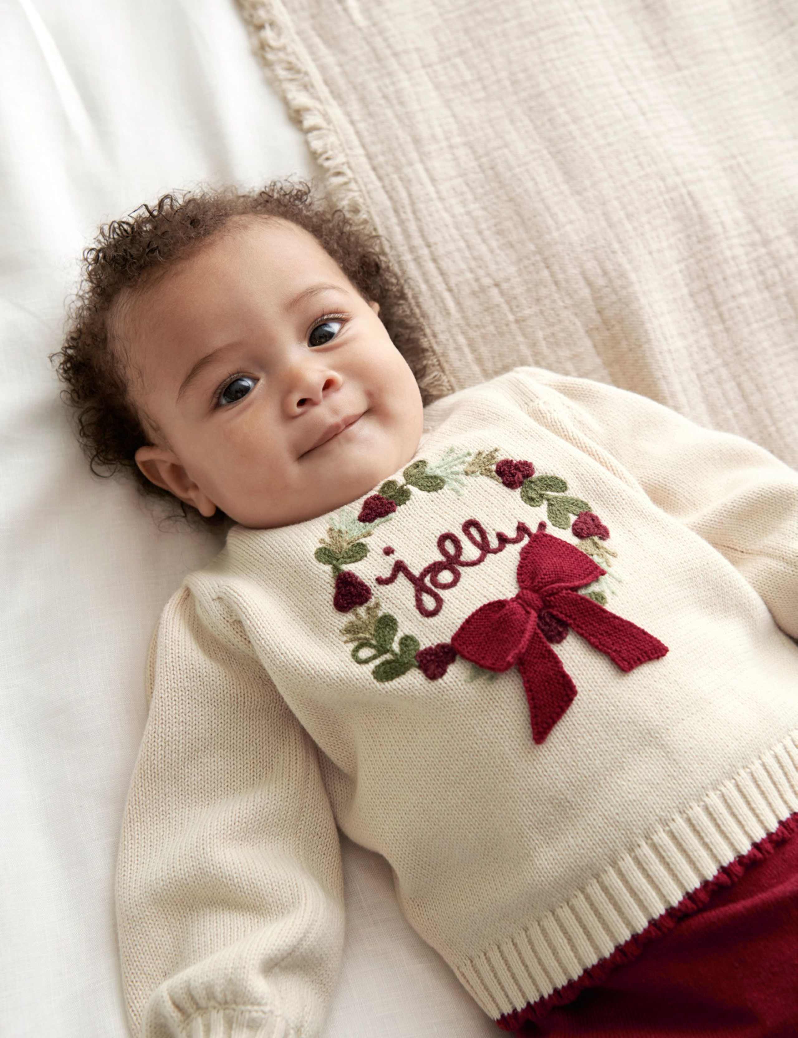 Pure Cotton Christmas Top & Leggings Set (0-3 Yrs) 6 of 8