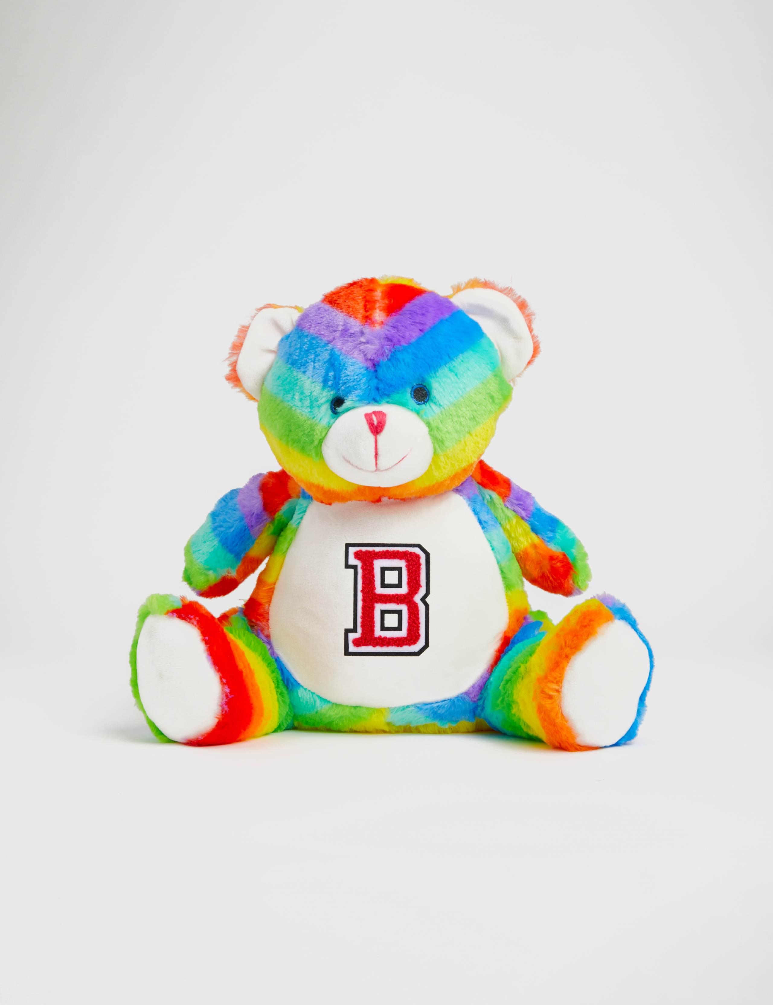Personalised Soft Plush Rainbow Bear 1 of 3