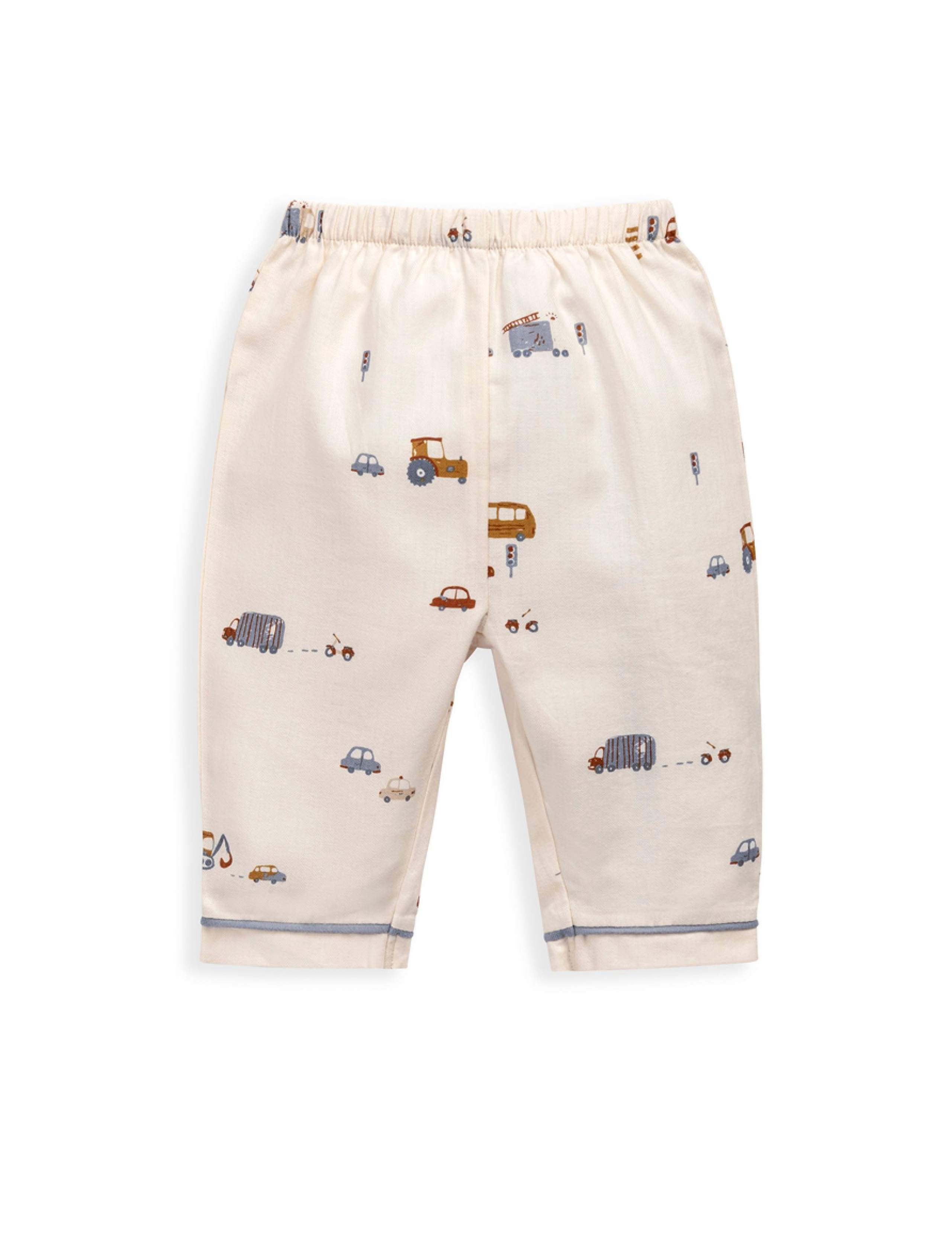 Pure Cotton Transport Print Pyjamas (3 Mths-3 Yrs) 4 of 4