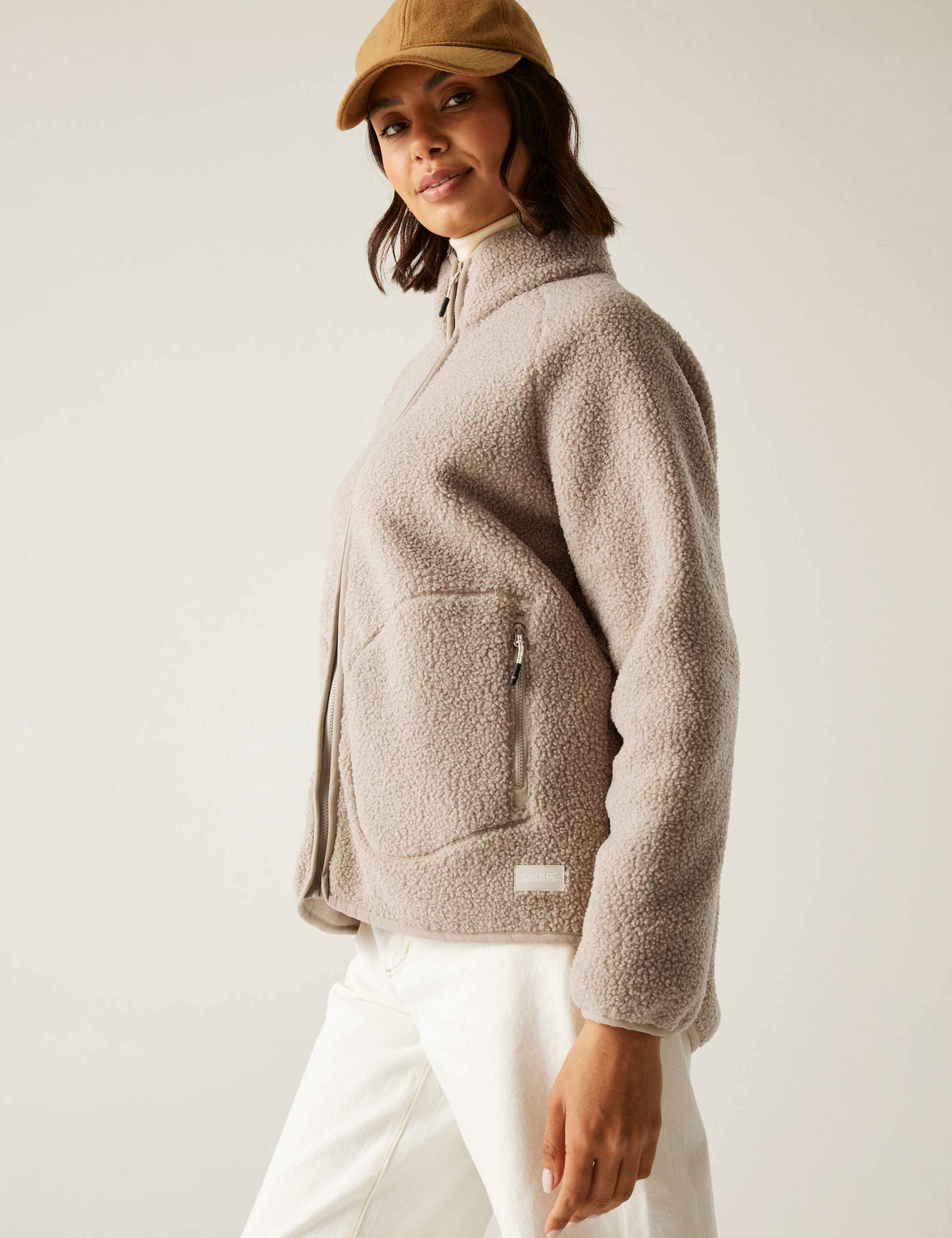 Frankie Borg Funnel Neck Zip Up Fleece 5 of 7