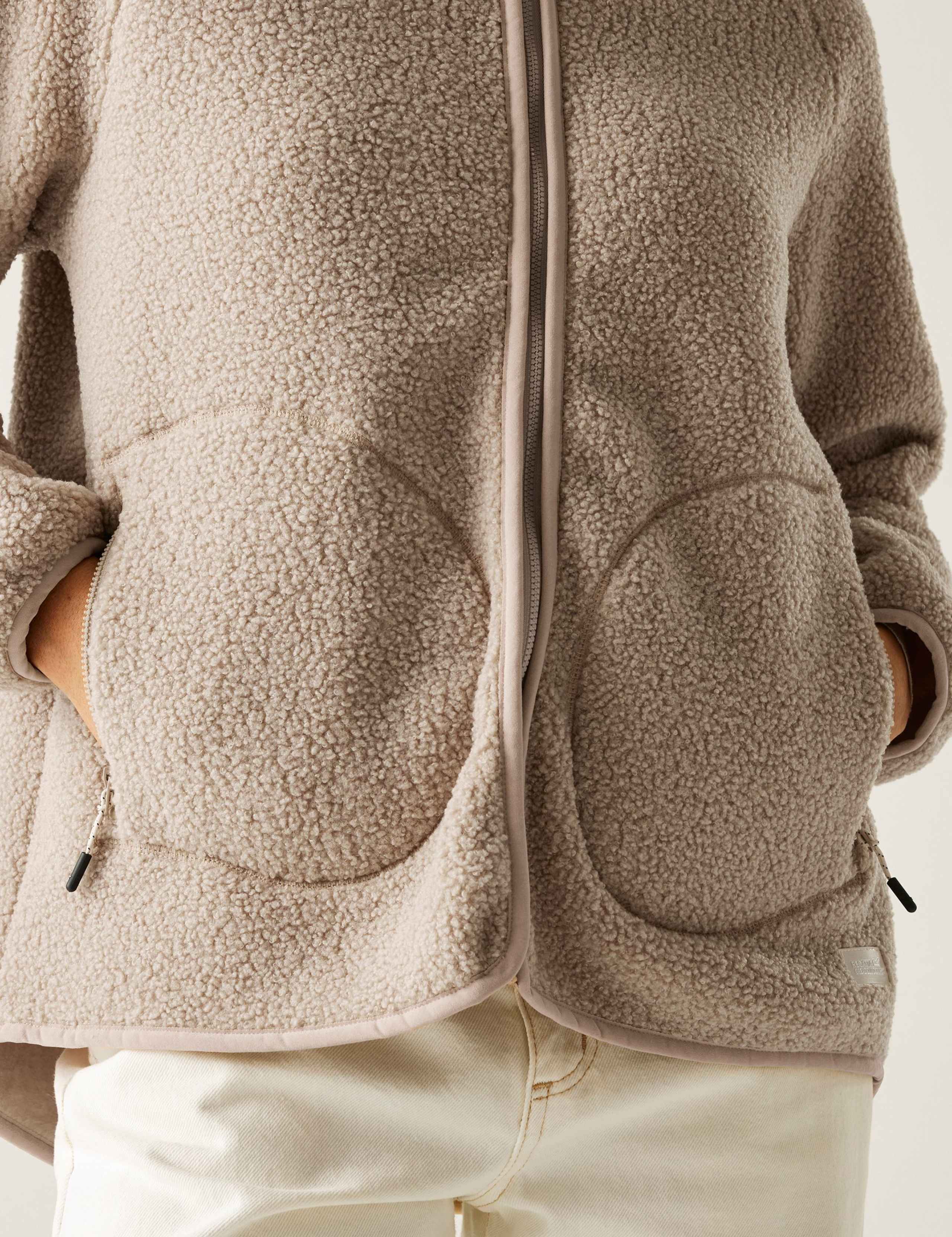 Frankie Borg Funnel Neck Zip Up Fleece 6 of 7