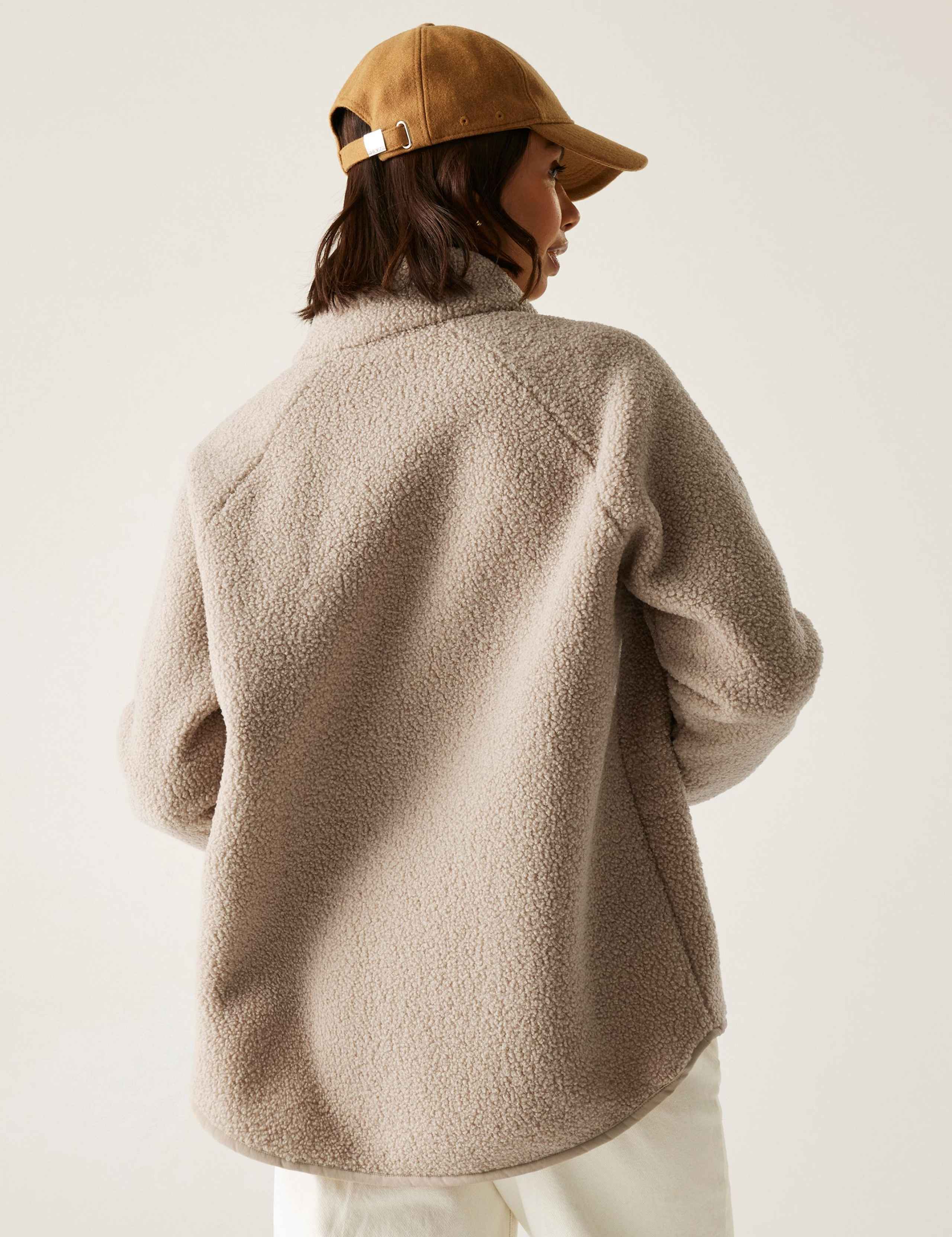 Frankie Borg Funnel Neck Zip Up Fleece 7 of 7