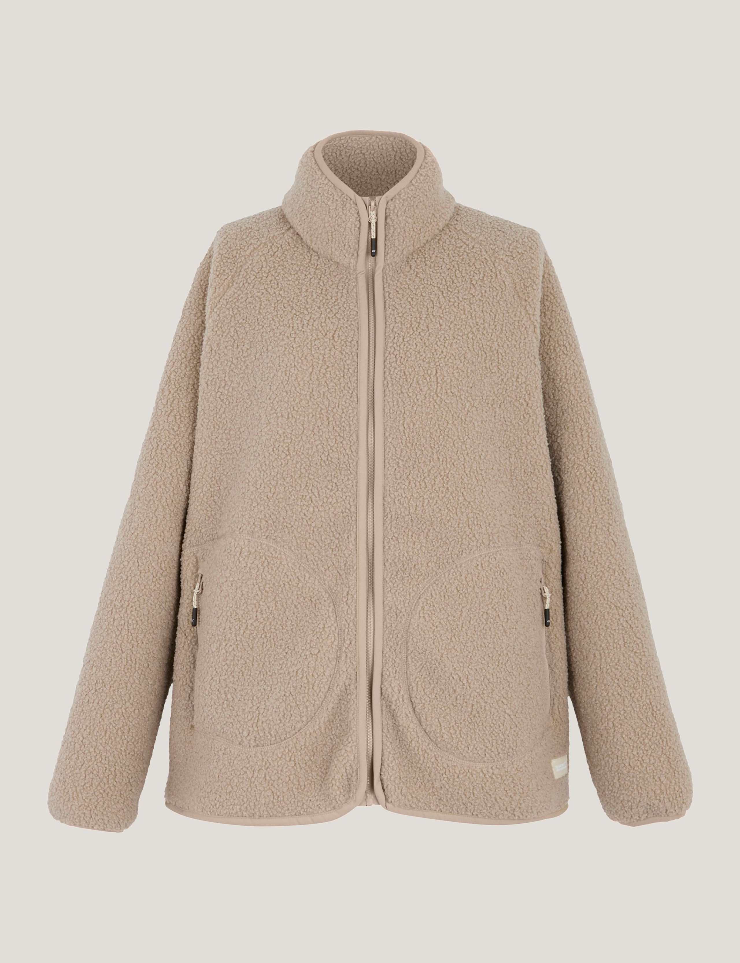 Frankie Borg Funnel Neck Zip Up Fleece 2 of 7