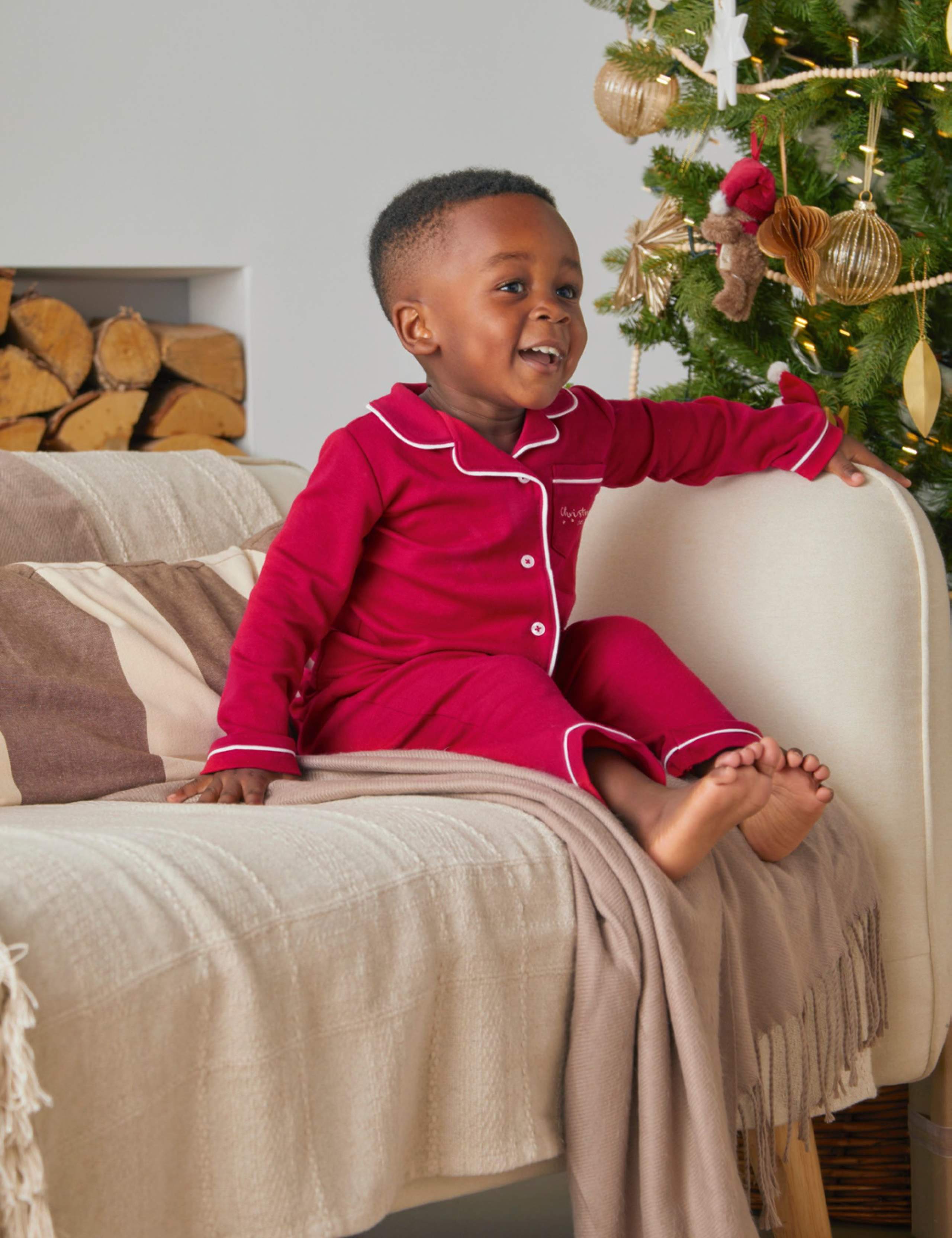 Pure Cotton Christmas Pyjamas (0 Mths - 3 Yrs) 3 of 10