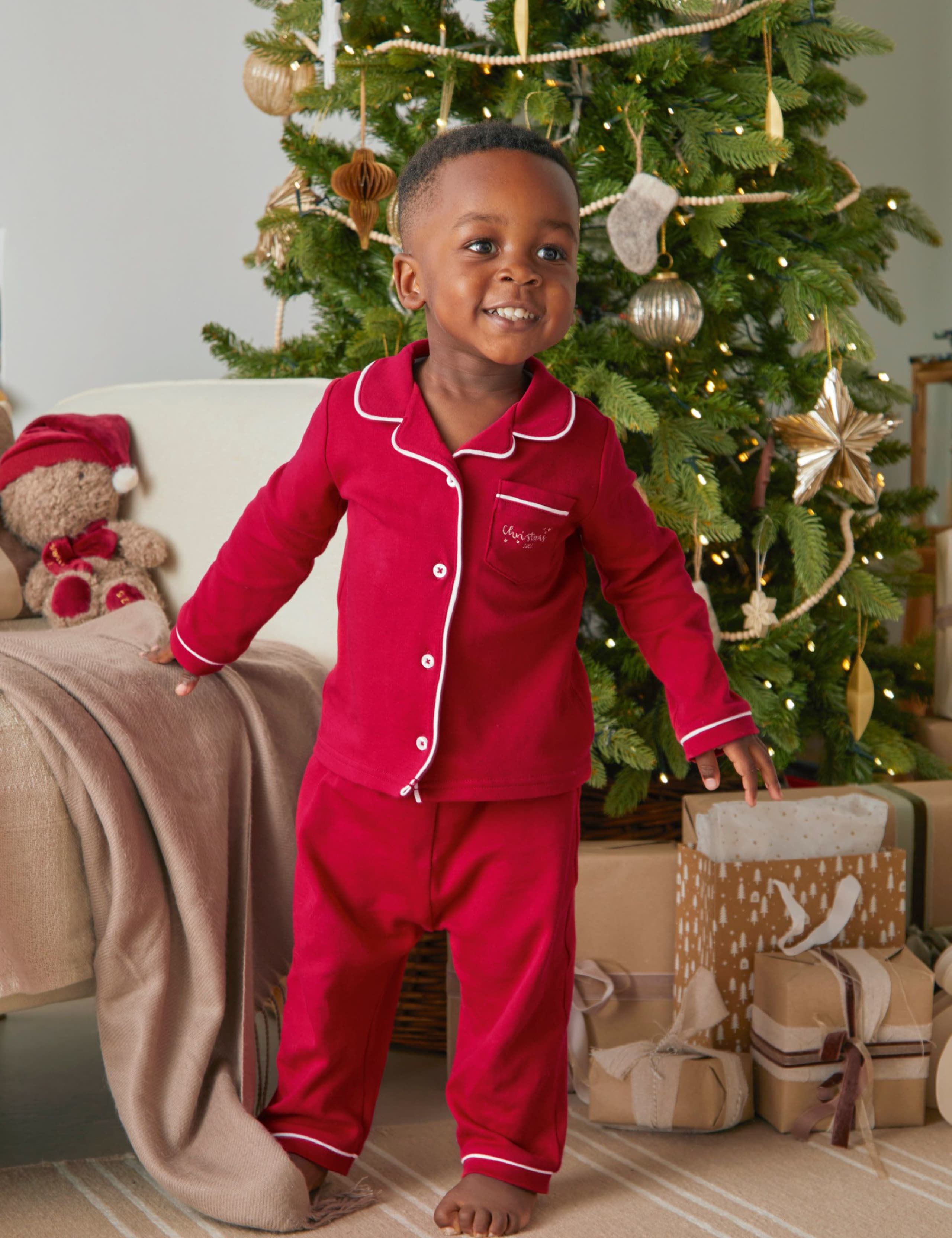 Pure Cotton Christmas Pyjamas (0 Mths - 3 Yrs) 8 of 10