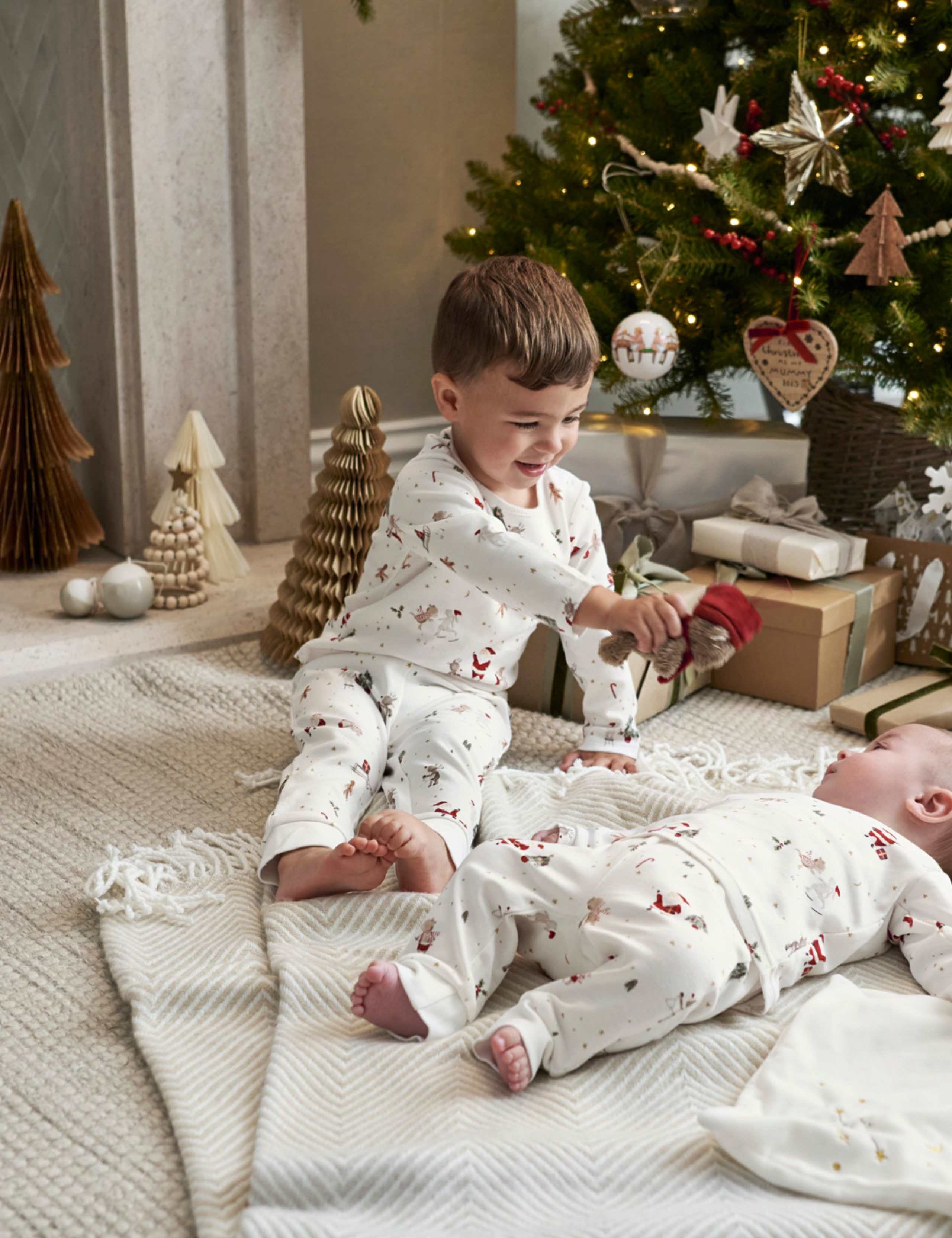 Pure Cotton Christmas Pyjamas (0 Mths - 3 Yrs) 3 of 8