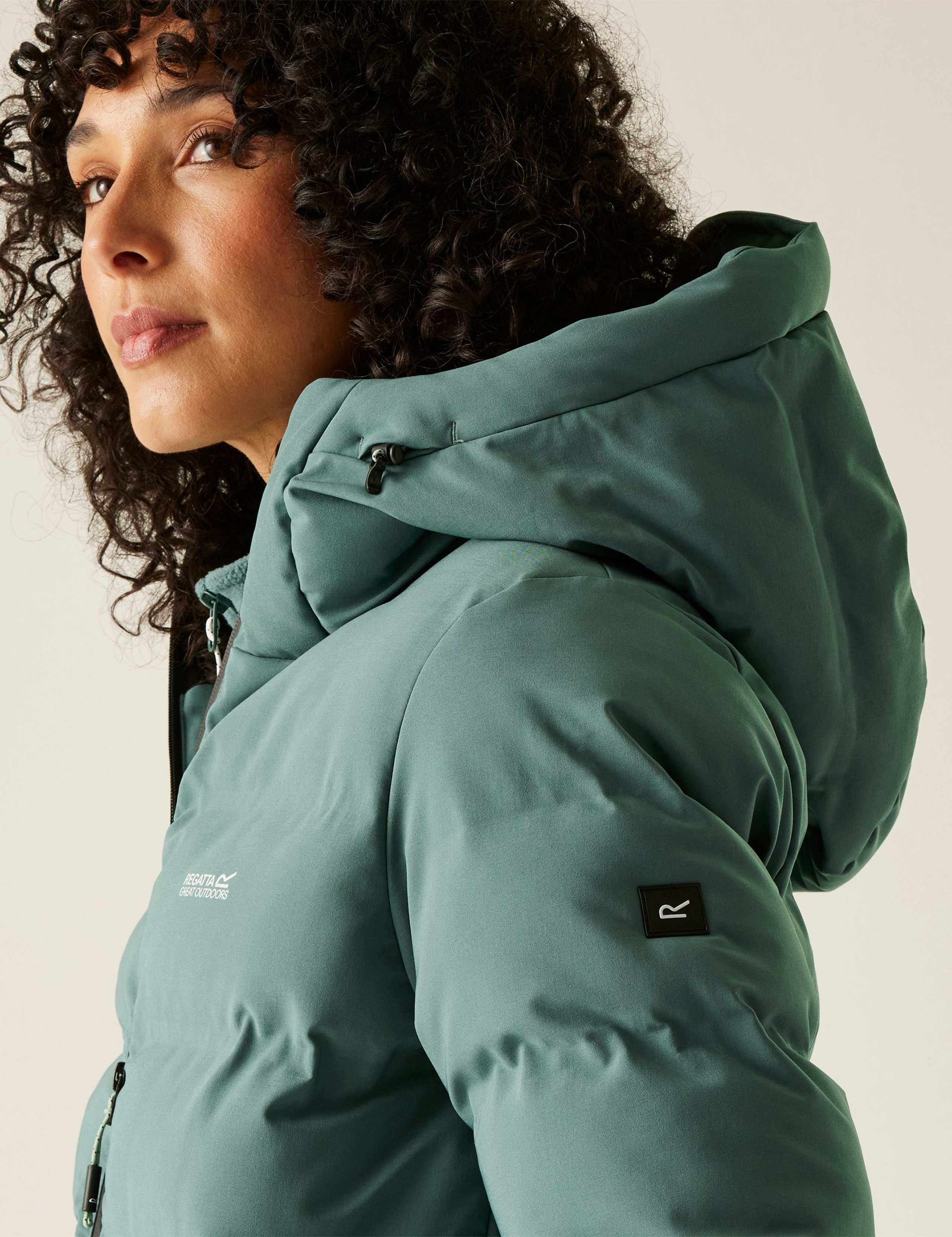 Altoro Thermal Quilted Hooded Puffer Jacket 6 of 6