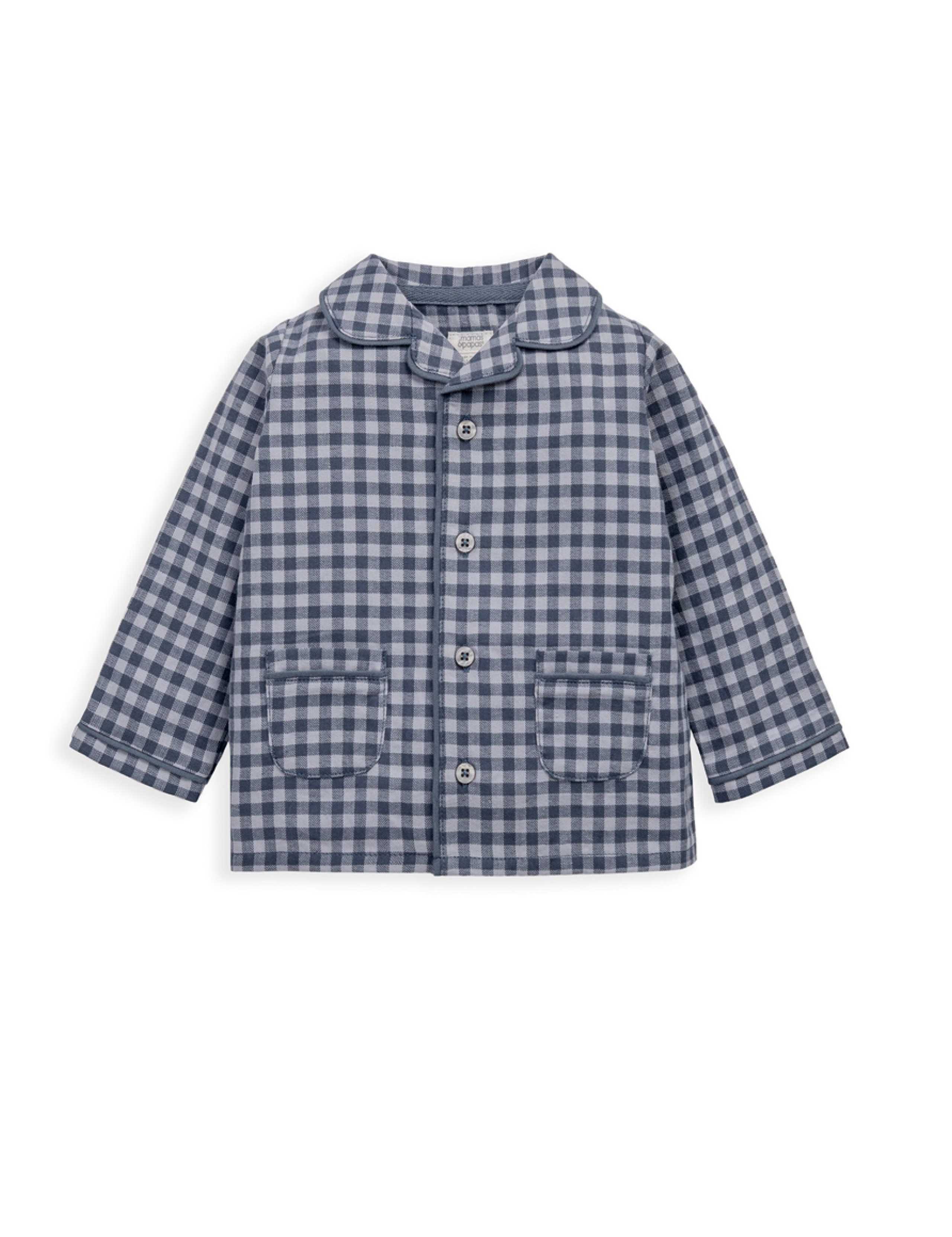Pure Cotton Gingham Pyjamas (3 Mths - 3 Yrs) 3 of 4