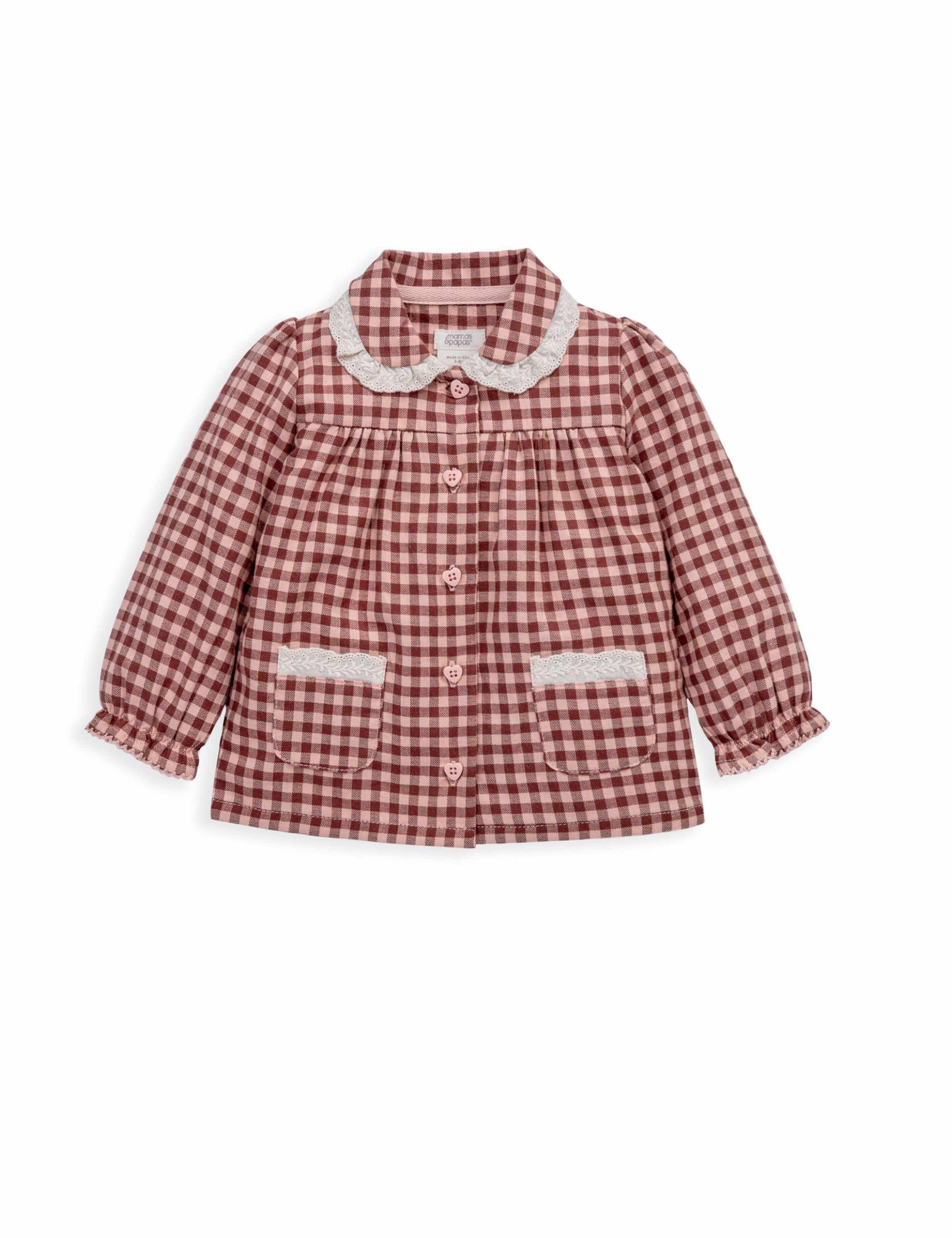Pure Cotton Gingham Pyjamas (3 Mths-3 Yrs) 3 of 5