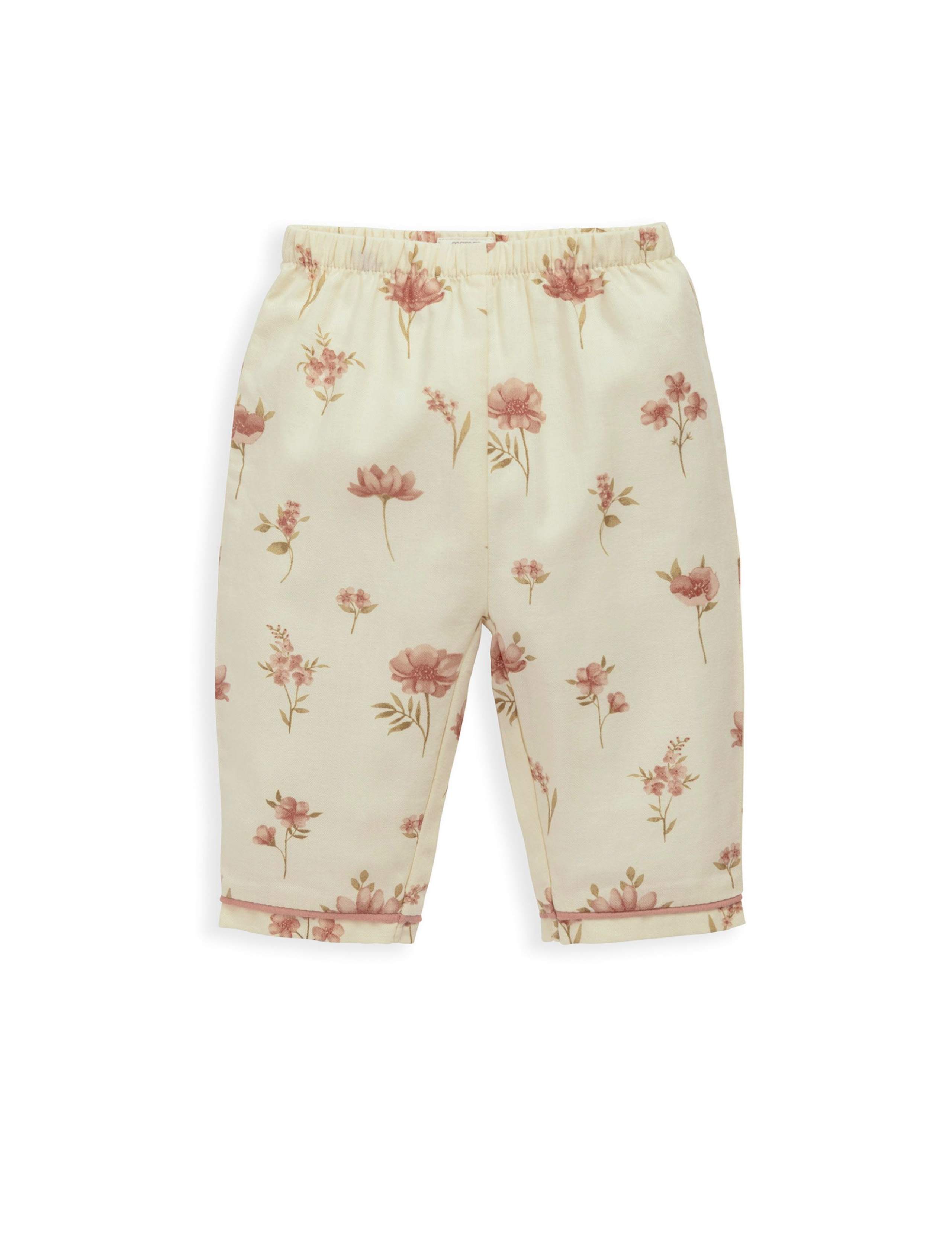 Pure Cotton Floral Print Pyjamas 3 of 4