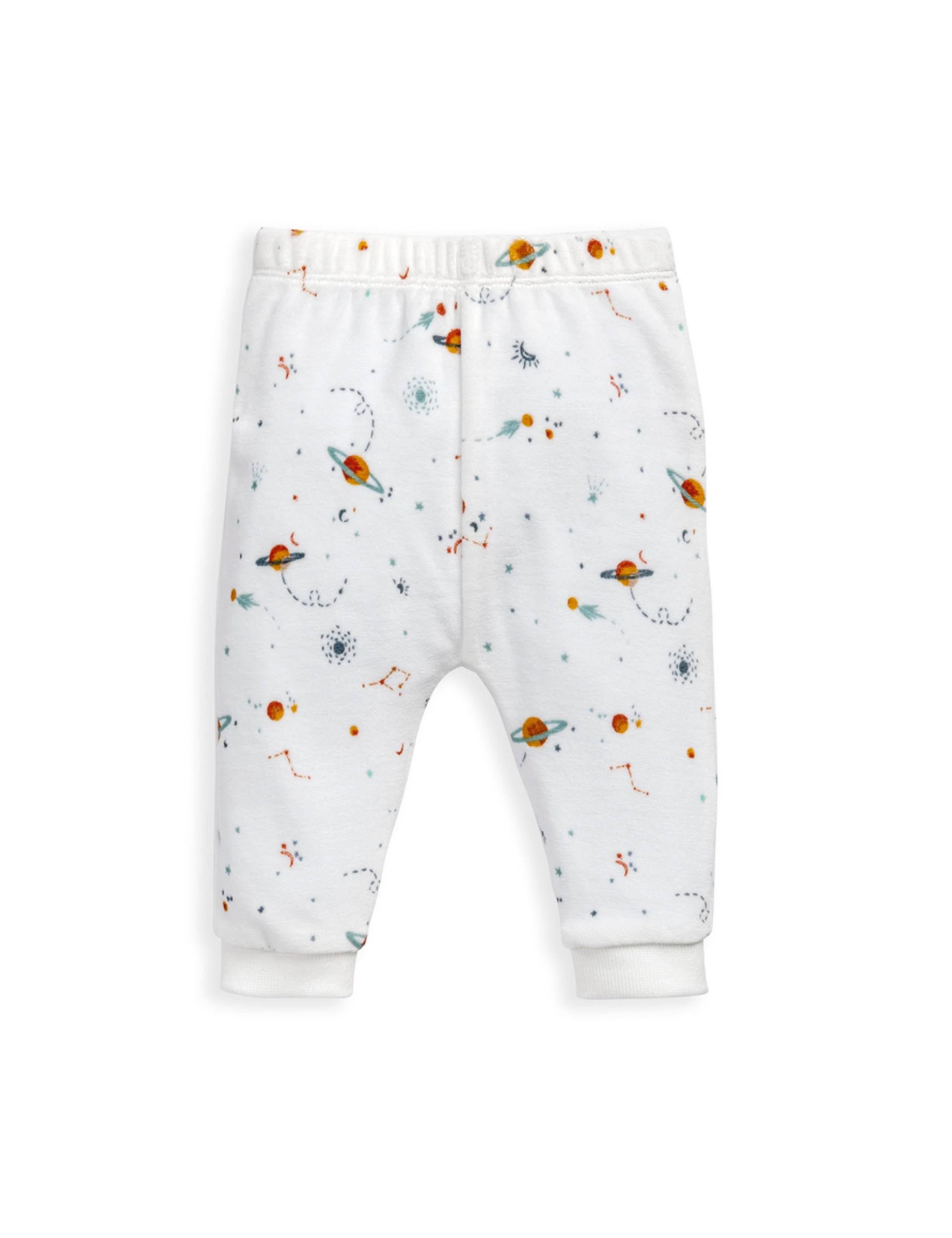 Velour Planets Print Pyjamas (2-24 Mths) 4 of 4