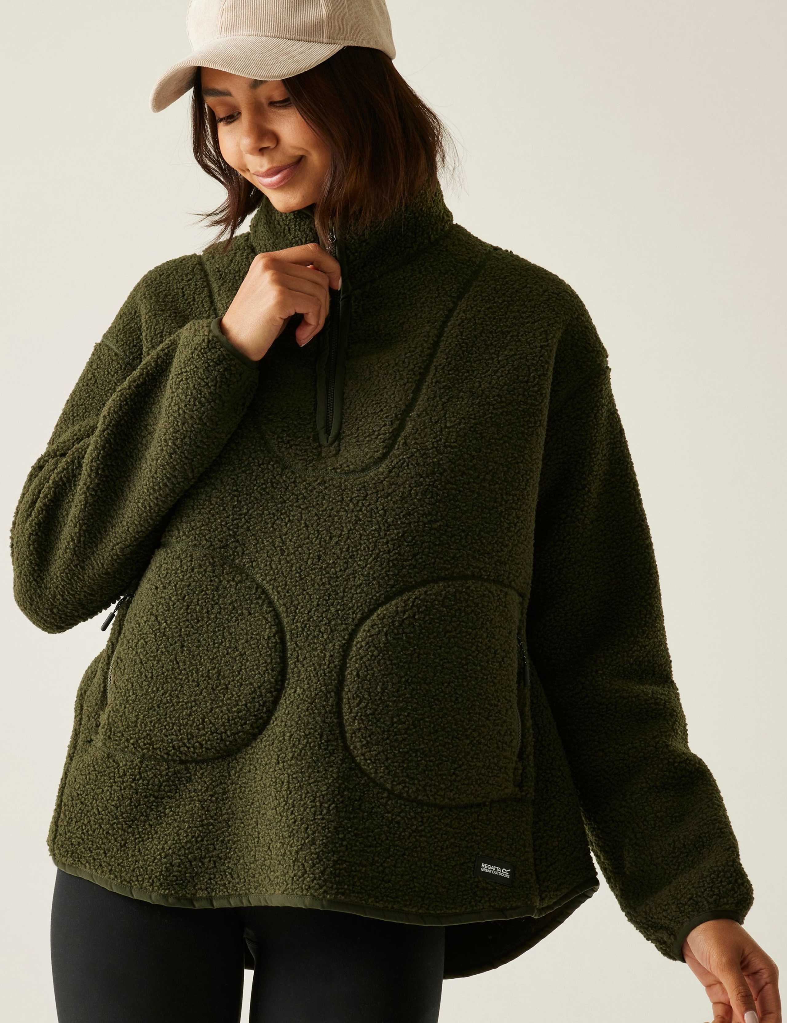 Frankie Borg Funnel Neck Half Zip Fleece 4 of 6