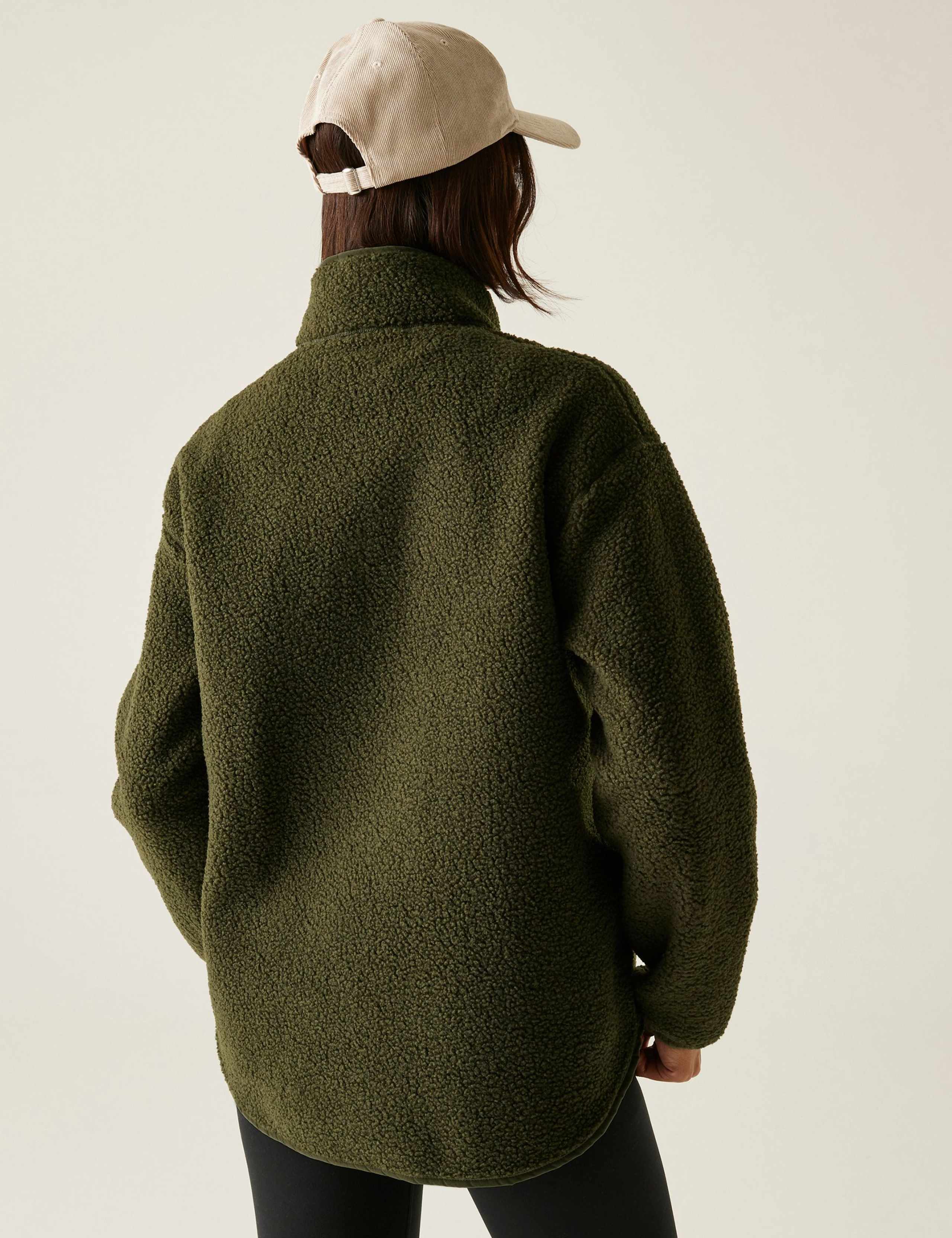 Frankie Borg Funnel Neck Half Zip Fleece 6 of 6