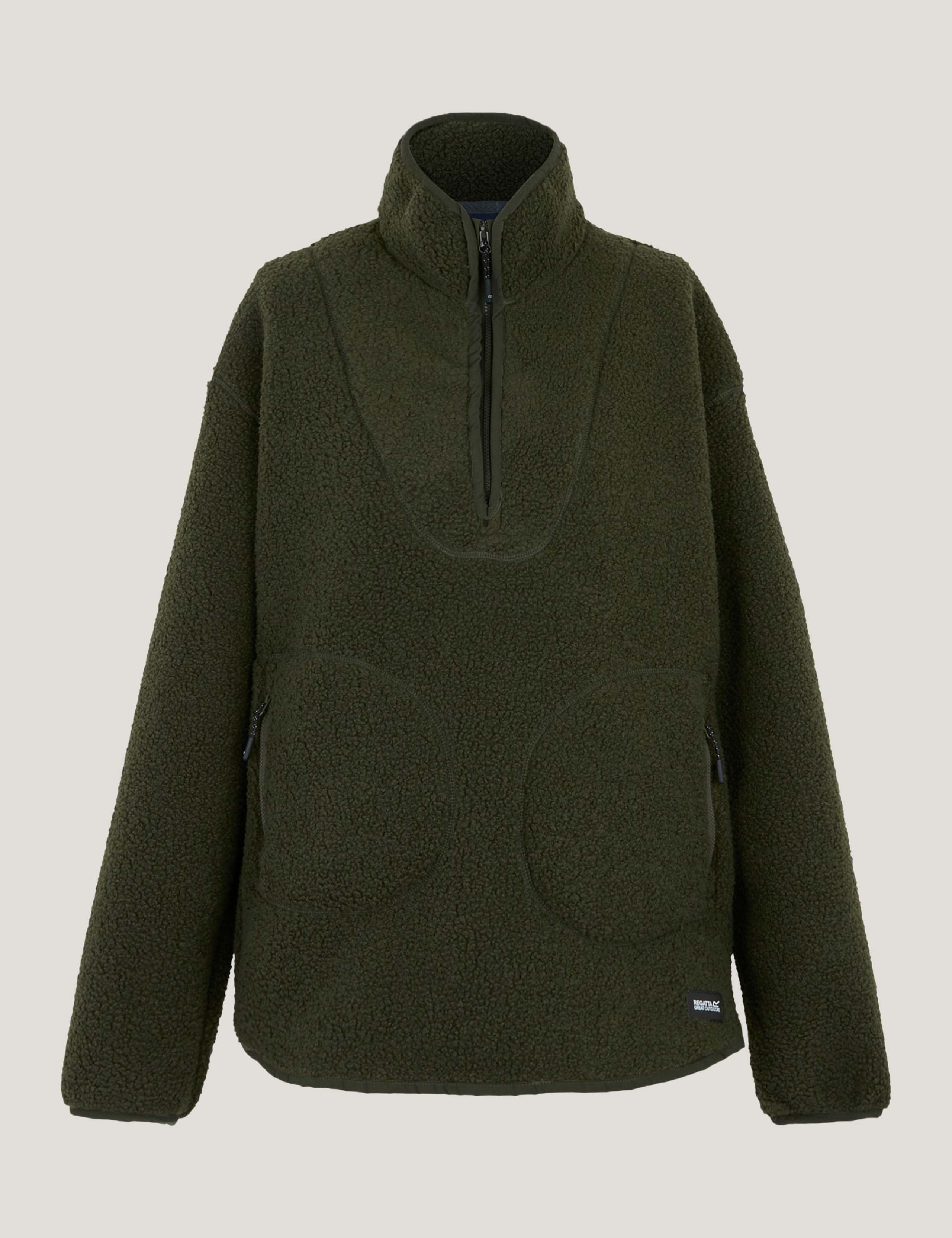 Frankie Borg Funnel Neck Half Zip Fleece 2 of 6