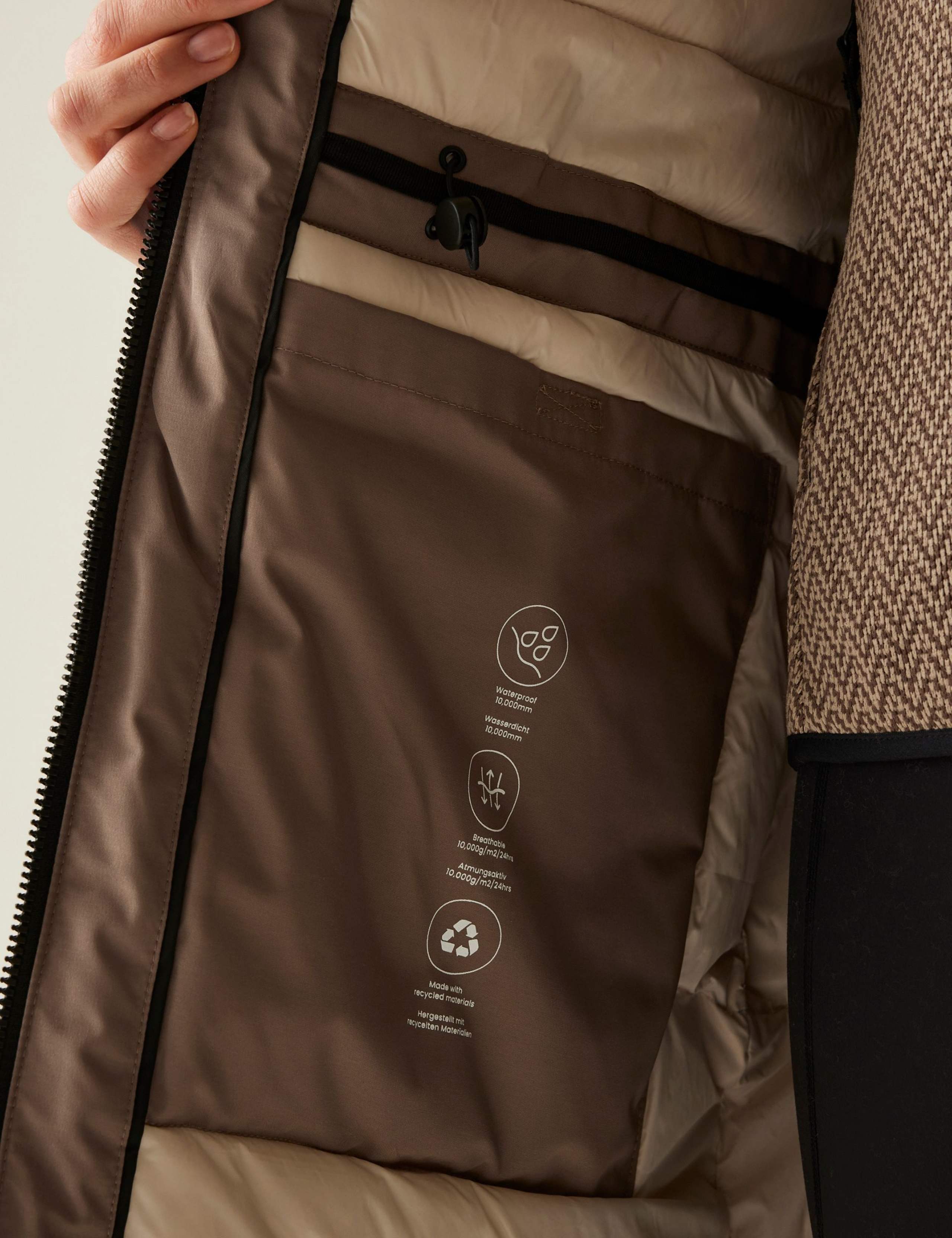 Marron Waterproof Longline Parka Coat 8 of 10