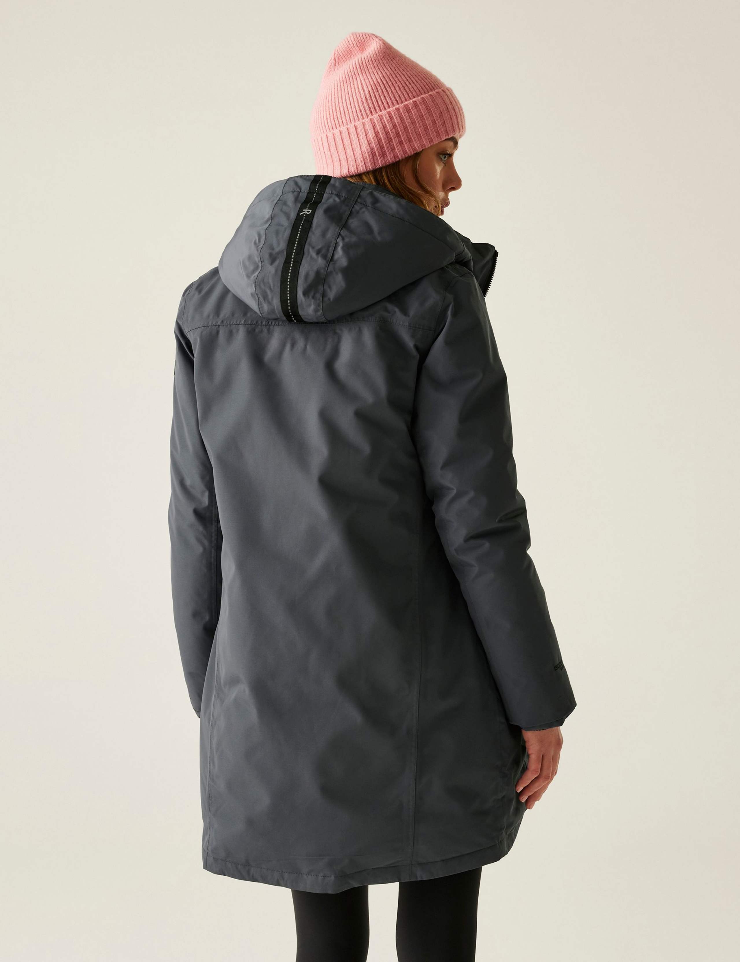 Marron Waterproof Longline Parka Coat 4 of 10