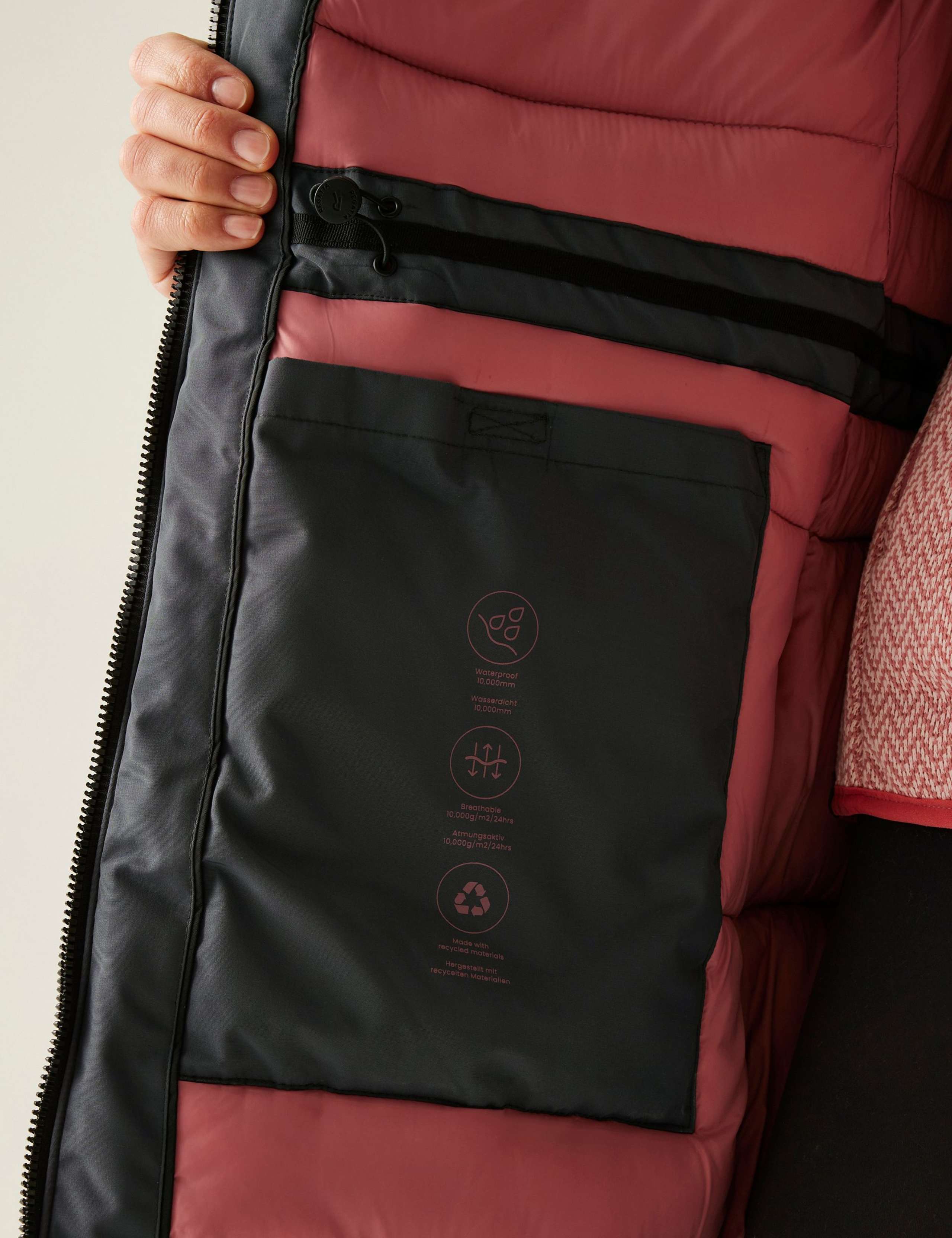 Marron Waterproof Longline Parka Coat 9 of 10