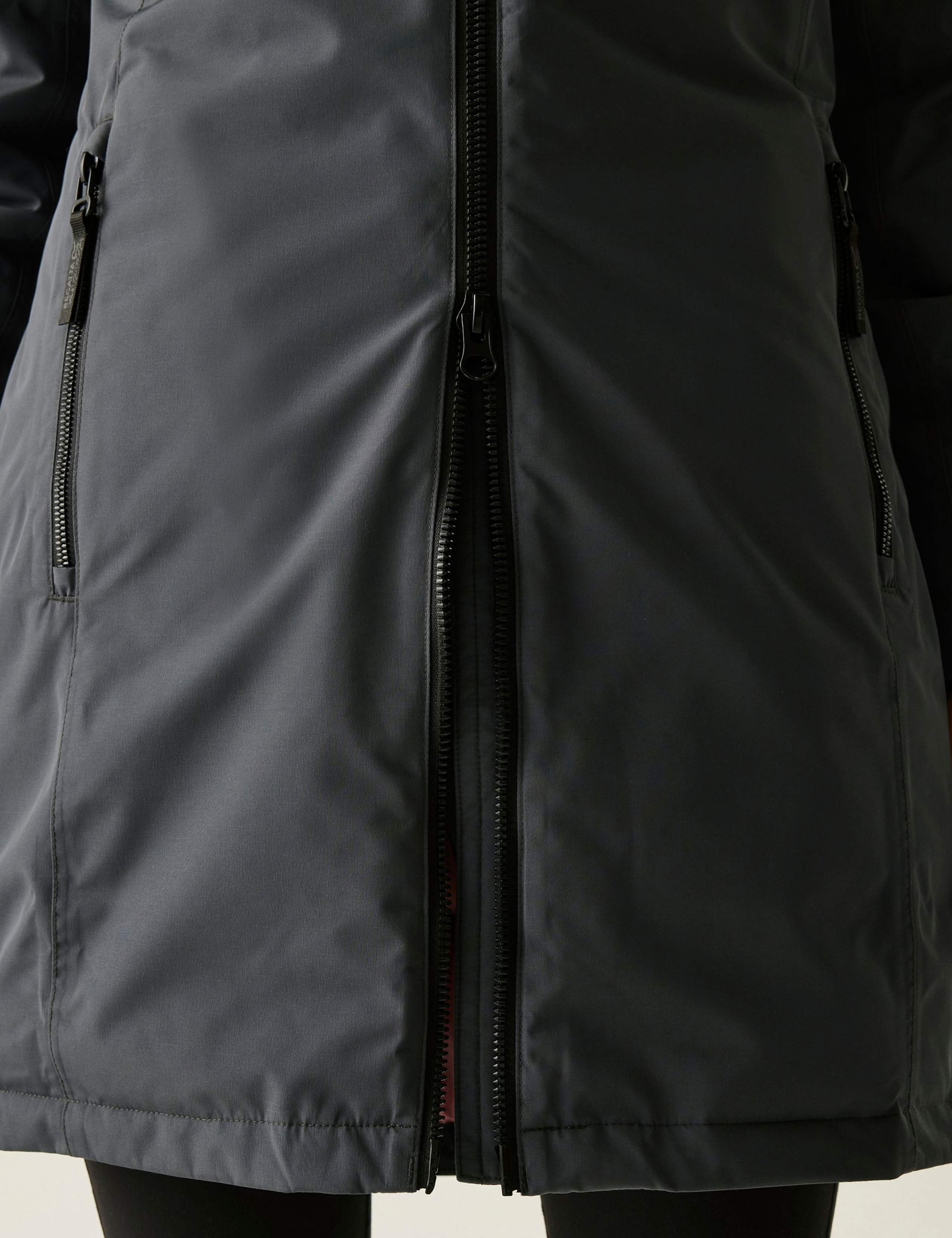 Marron Waterproof Longline Parka Coat 10 of 10