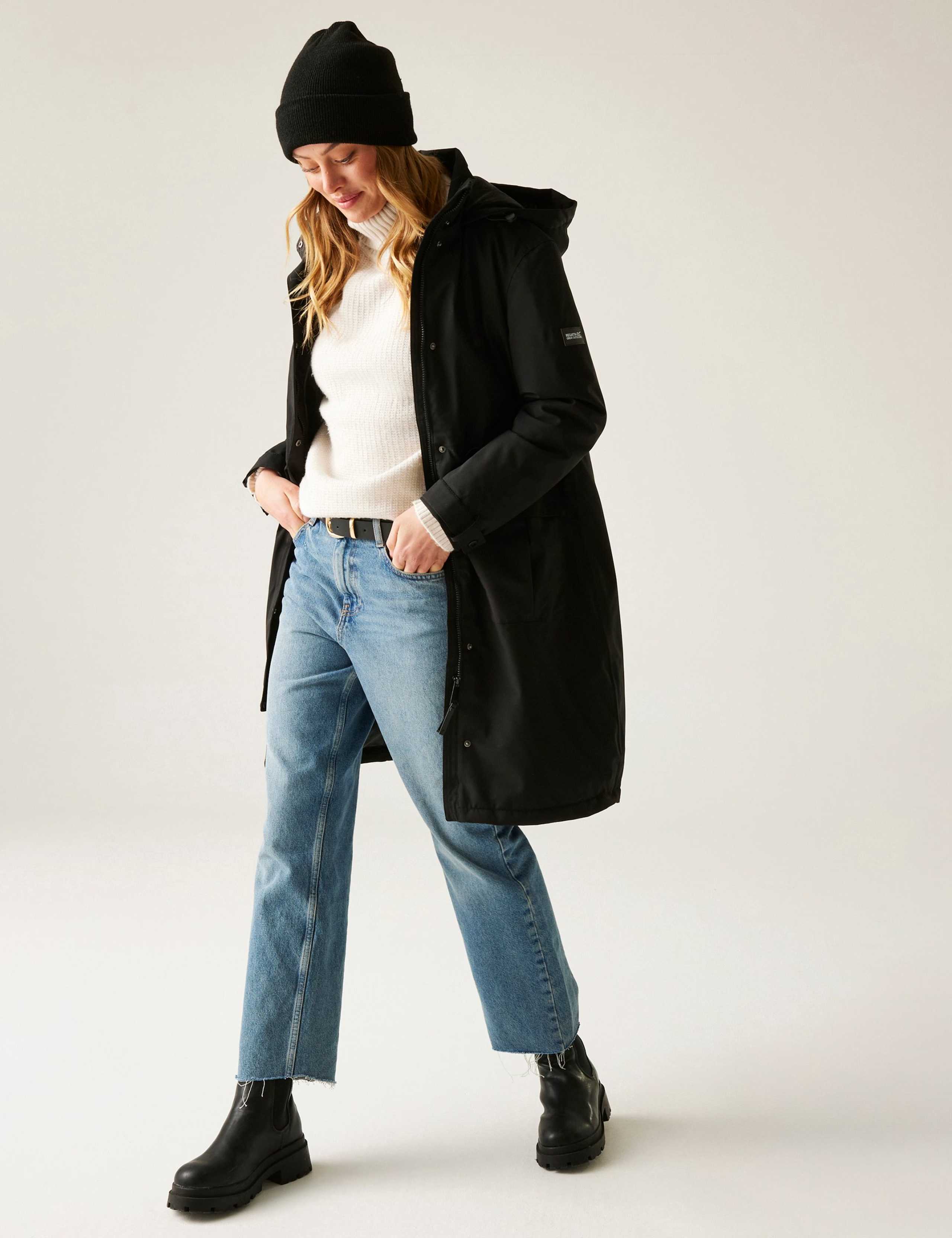 Yannta Waterproof Hooded Longline Raincoat 3 of 10