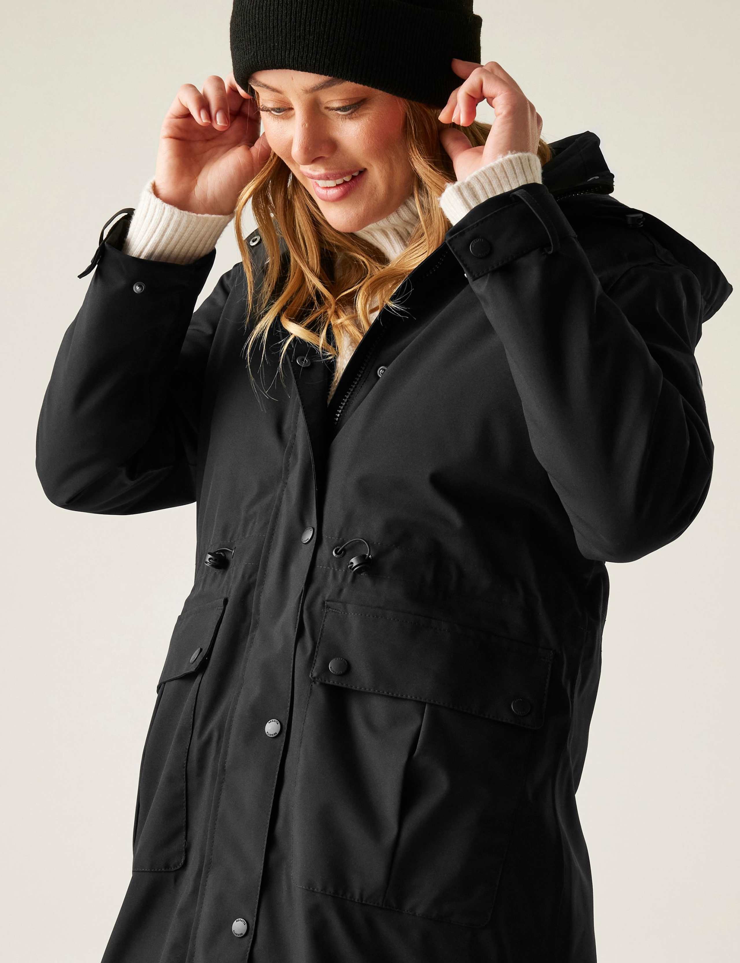 Yannta Waterproof Hooded Longline Raincoat 5 of 10