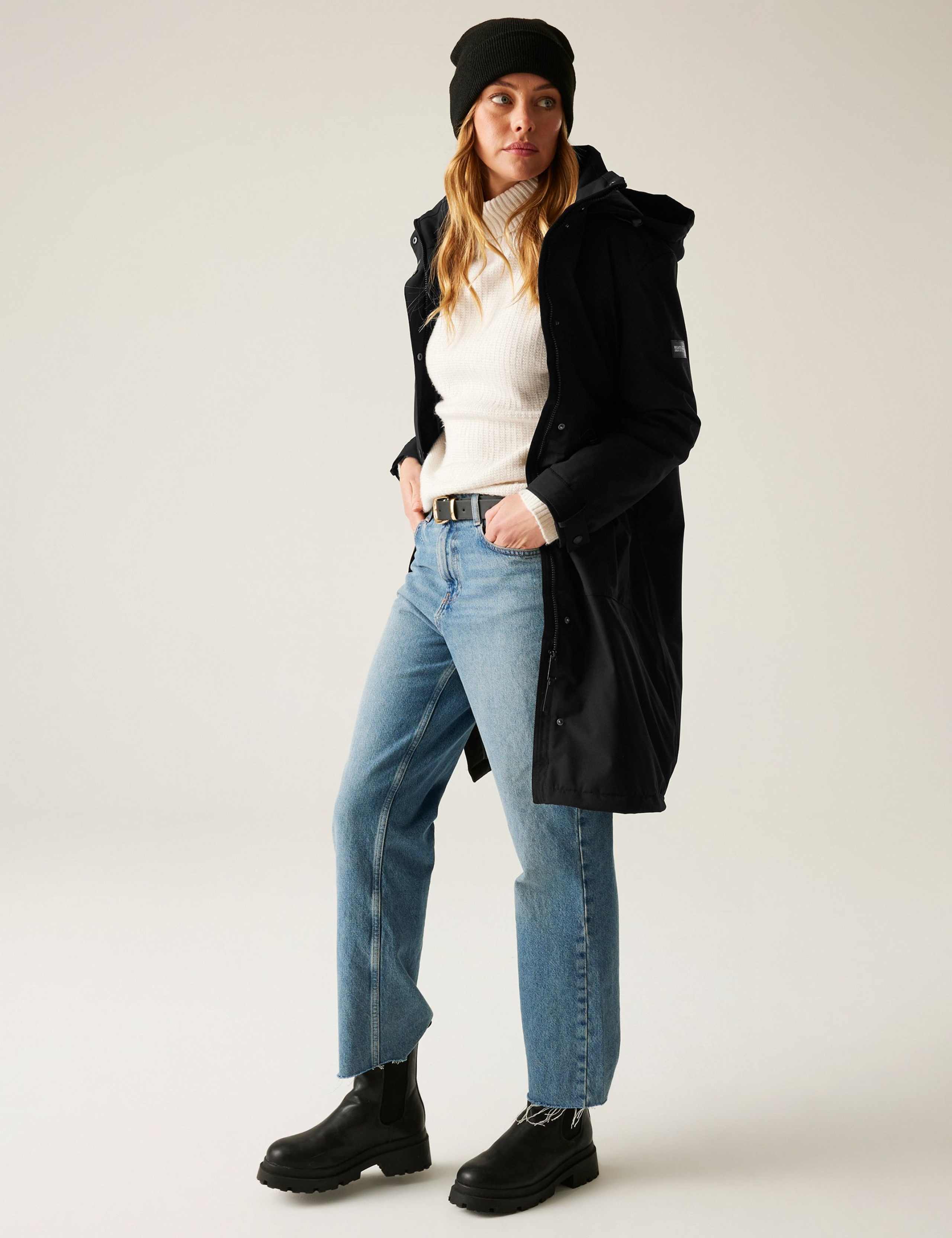 Yannta Waterproof Hooded Longline Raincoat 7 of 10