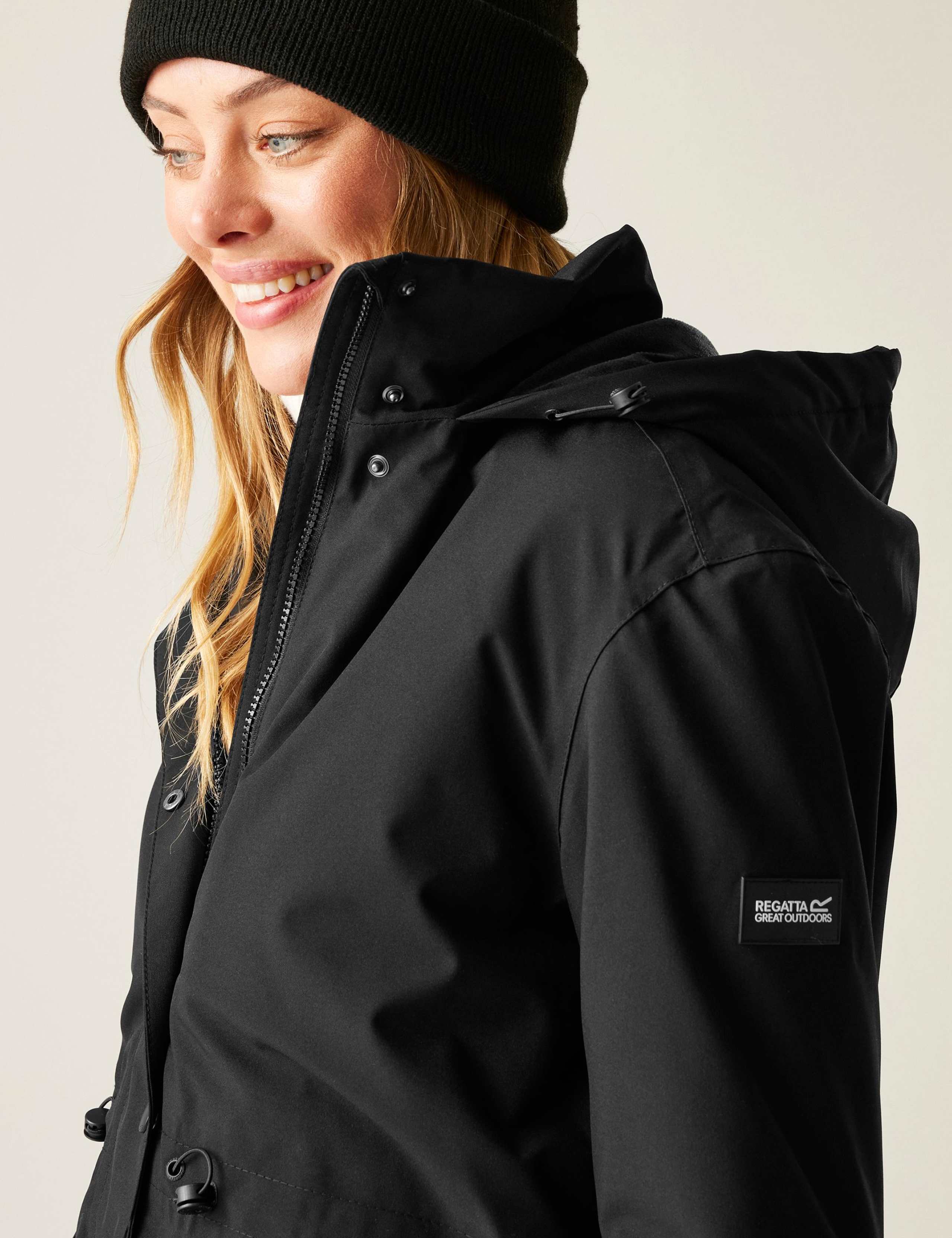 Yannta Waterproof Hooded Longline Raincoat 8 of 10