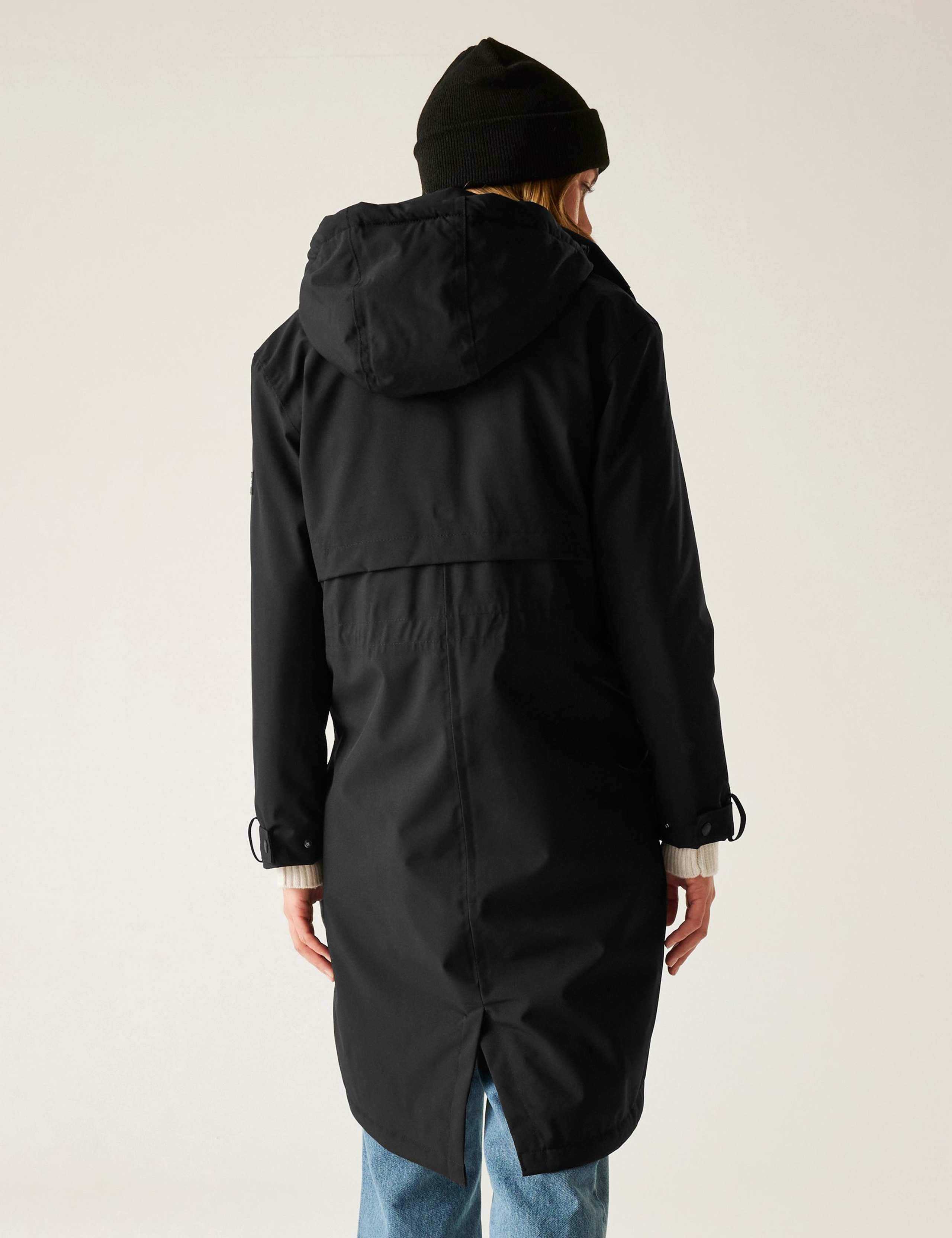 Yannta Waterproof Hooded Longline Raincoat 10 of 10
