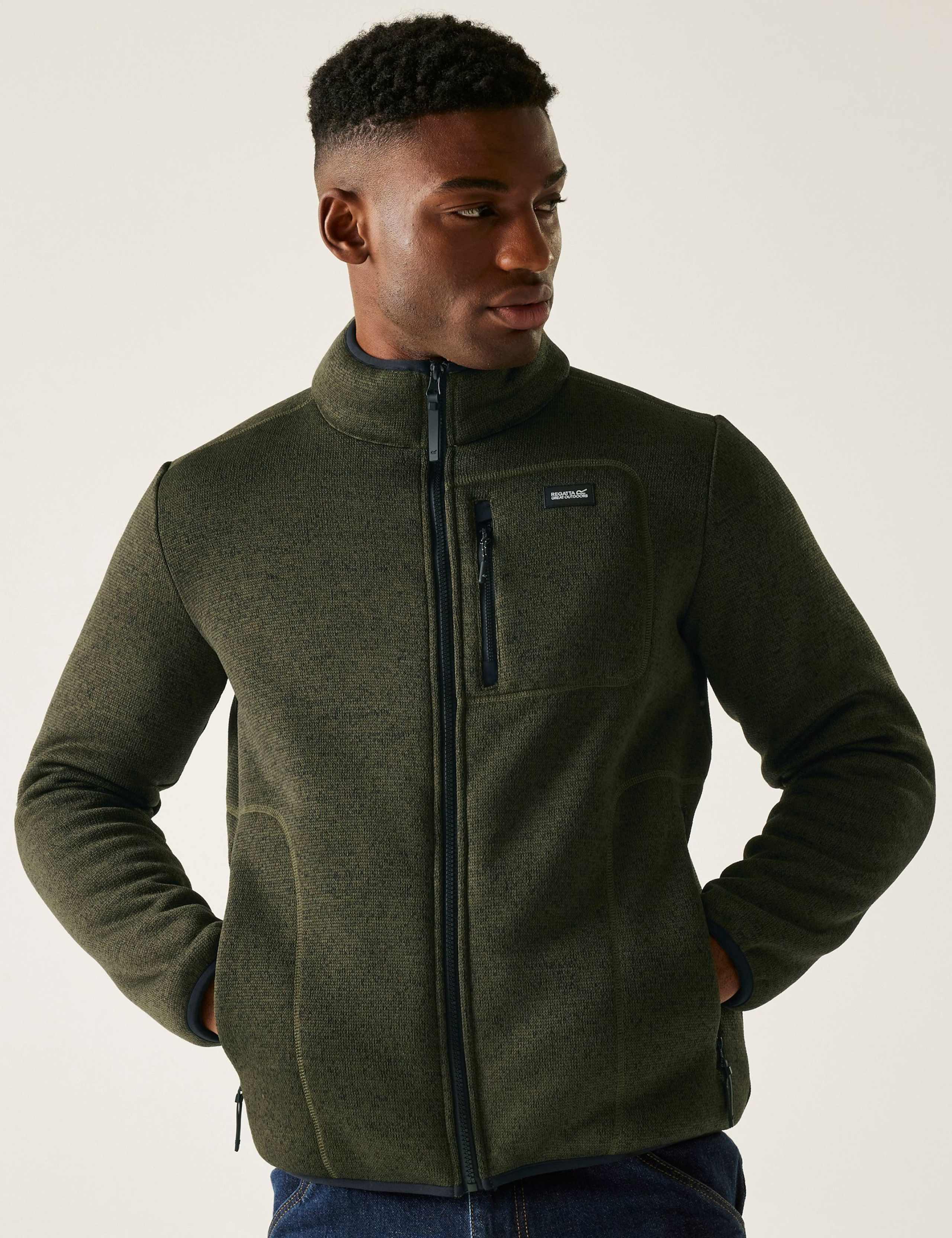 Barlee Zip Up Funnel Neck Fleece 1 of 5