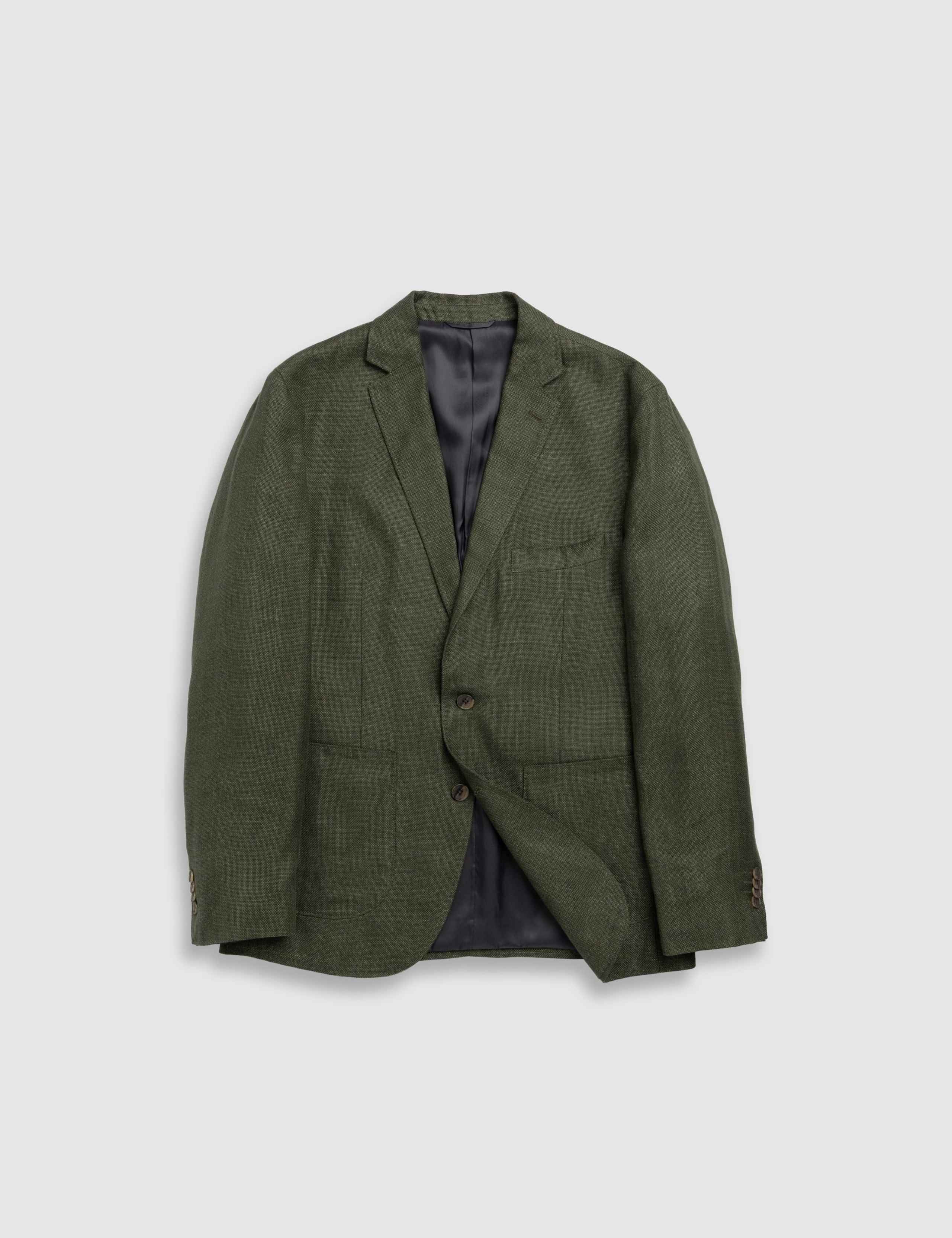 Regular Fit Linen Rich Textured Blazer 6 of 6