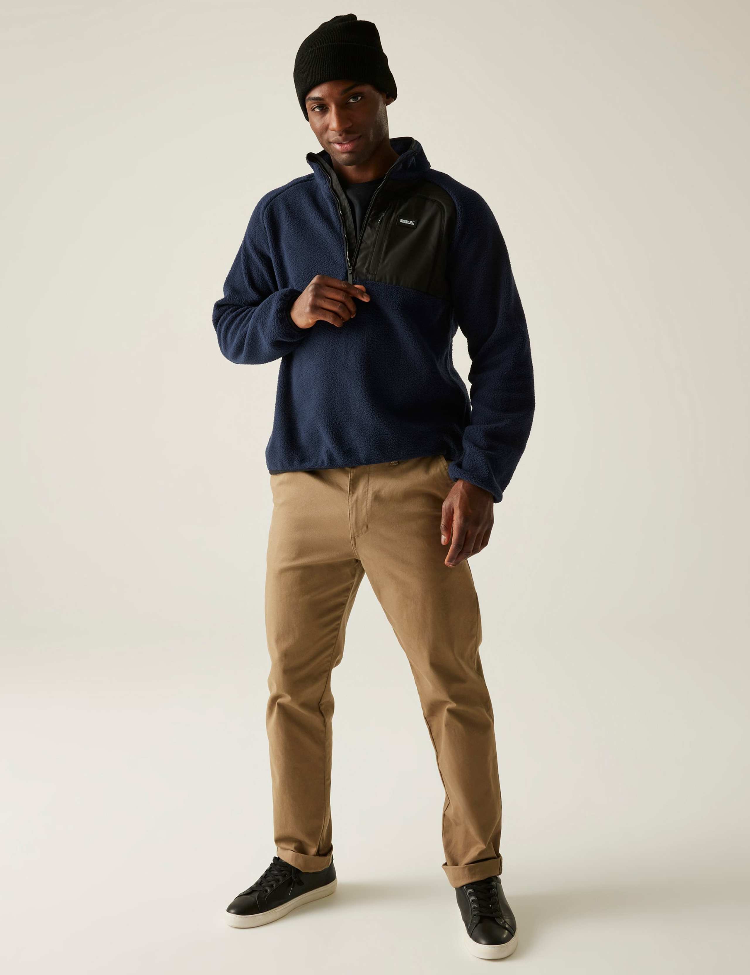 Frankie Borg Funnel Neck Half Zip Fleece 3 of 5