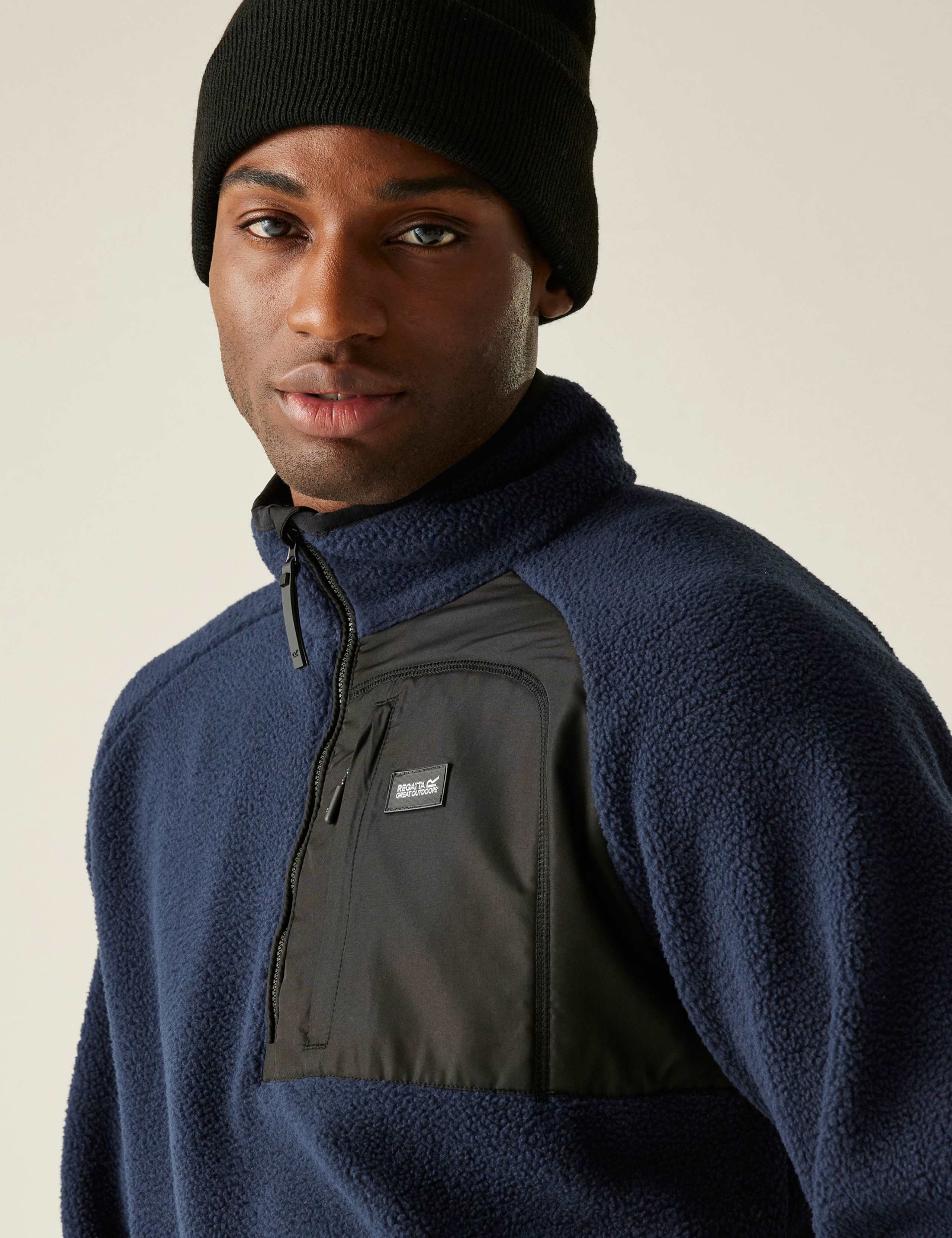 Frankie Borg Funnel Neck Half Zip Fleece 4 of 5