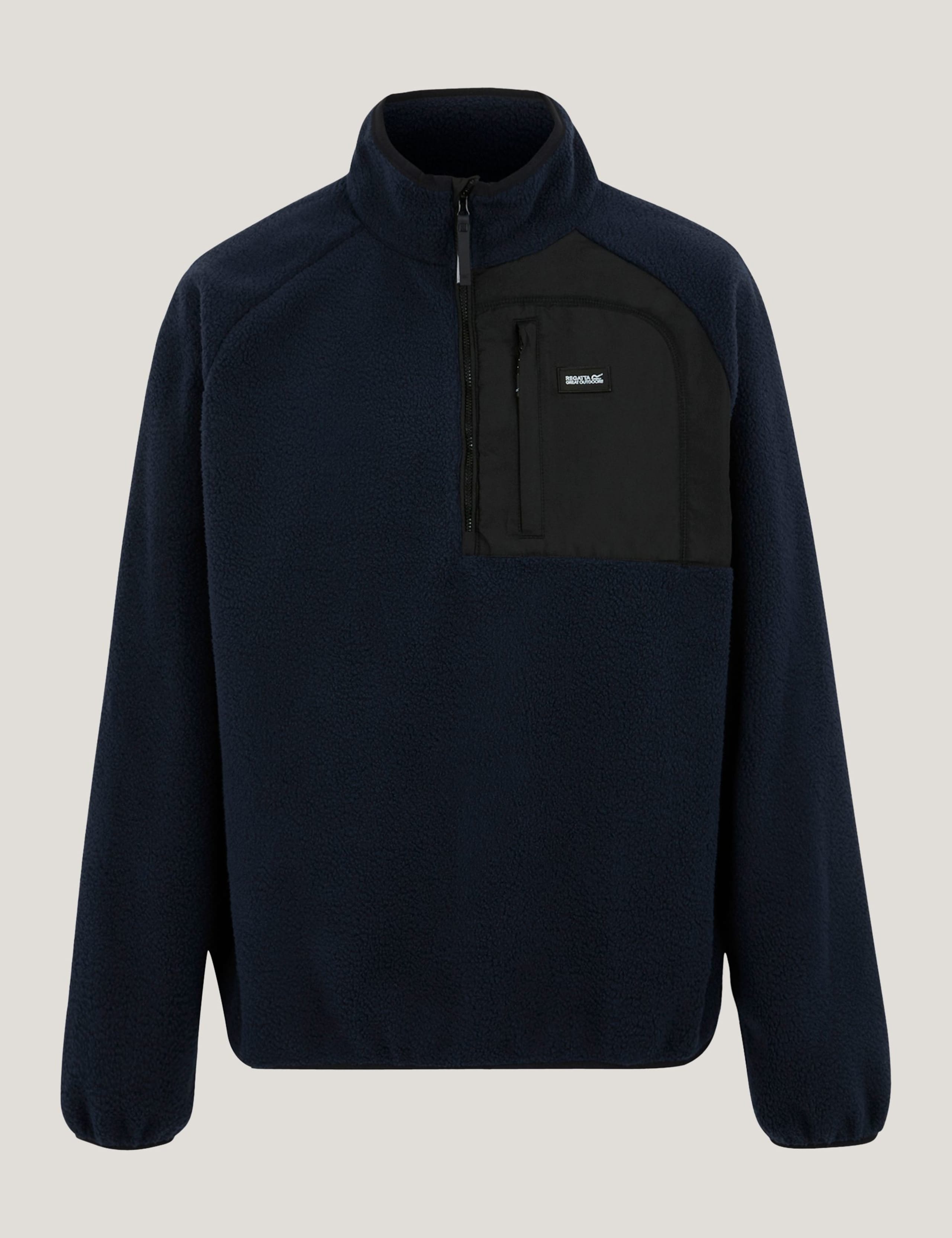 Frankie Borg Funnel Neck Half Zip Fleece 2 of 5